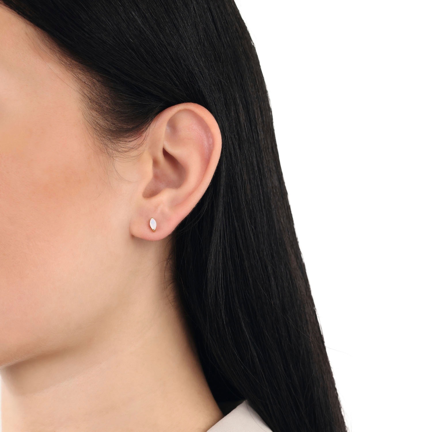 Amor Paar Ohrstecker mit Opal