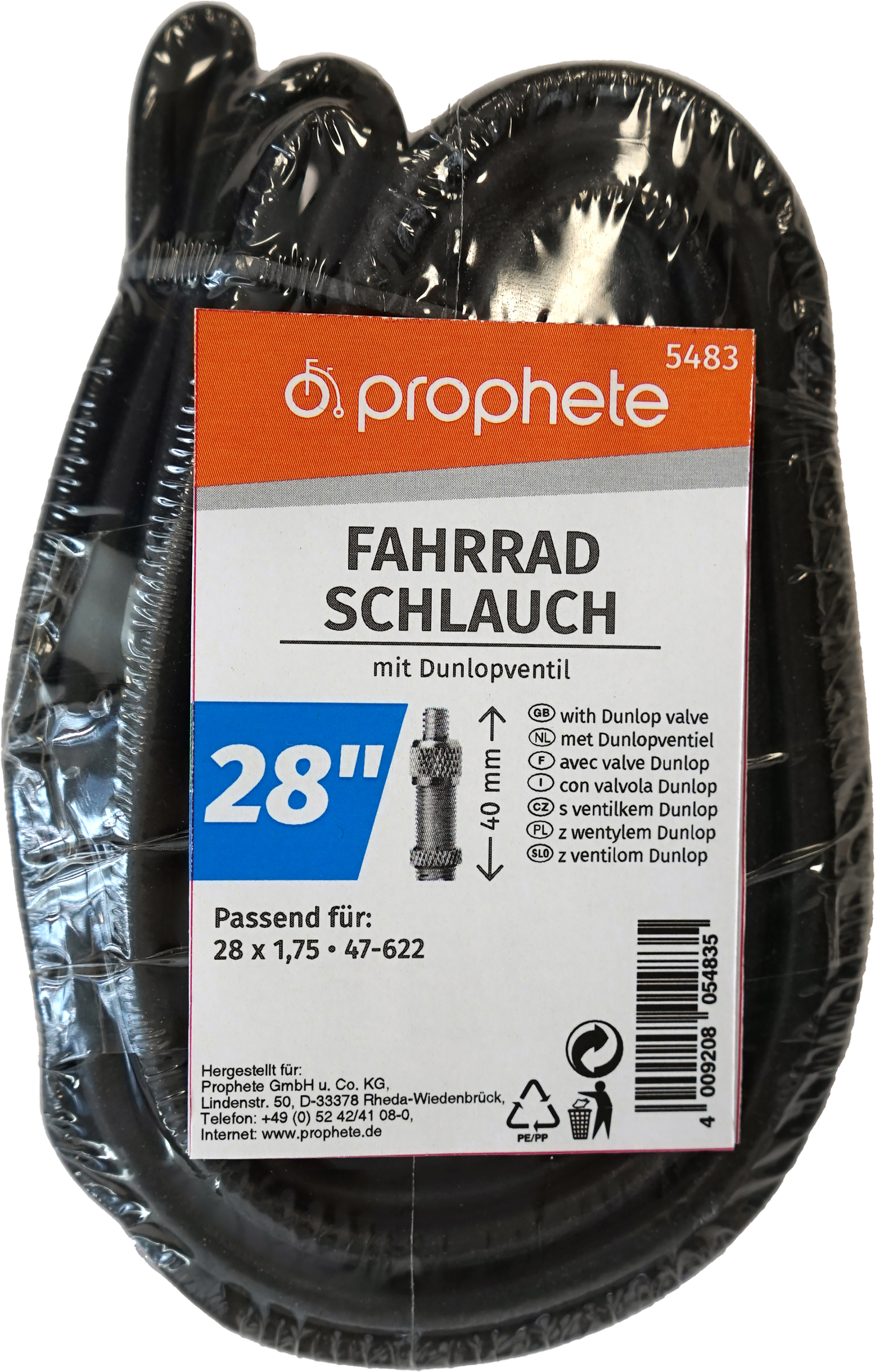 Fahrradschlauch »Fahrradschlauch«, (Set, 2 St.)