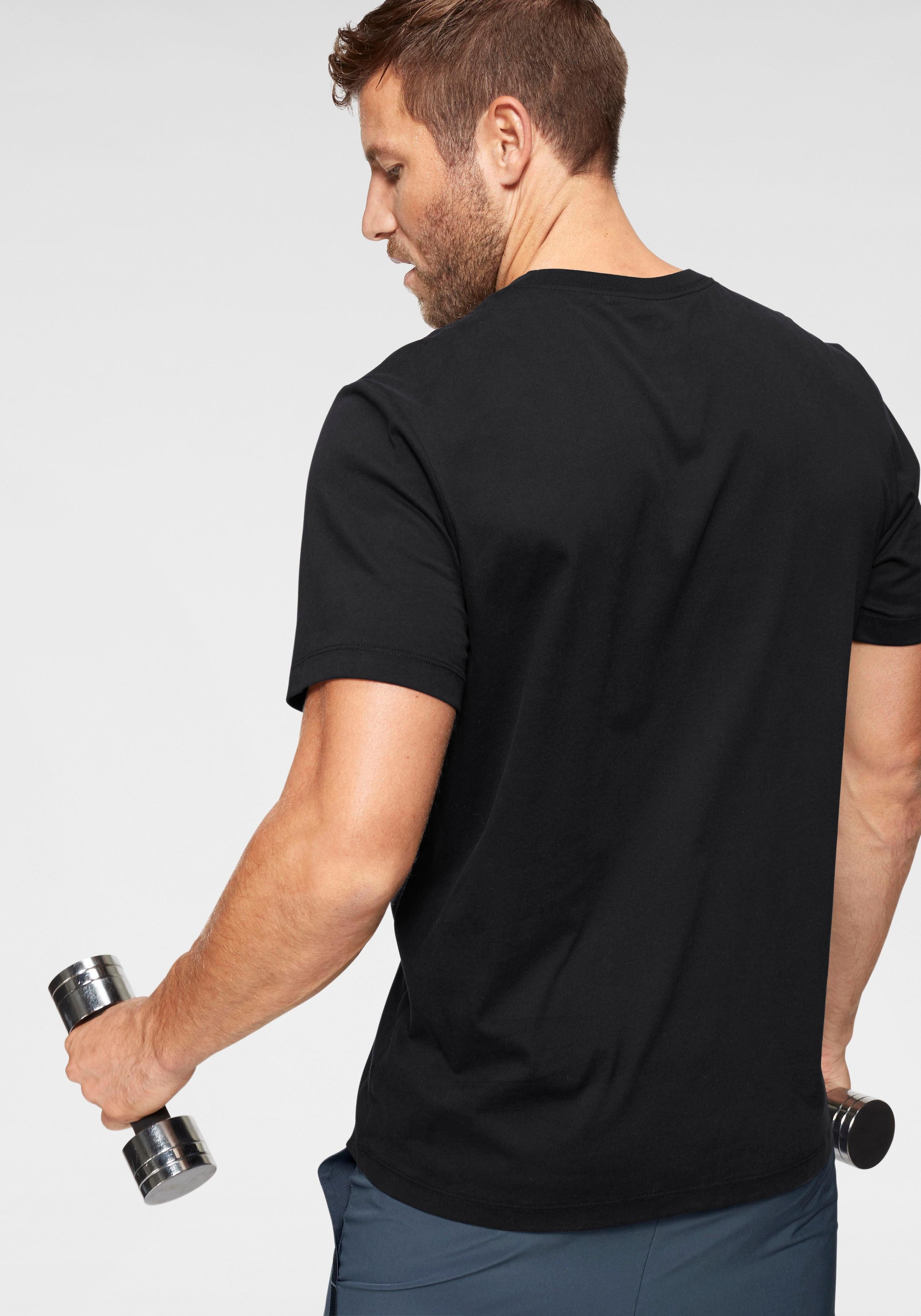 Nike T-Shirt »Nike Dri-FIT Men's Fitness T-Shirt« Kurzarm, Rundhalsausschnitt