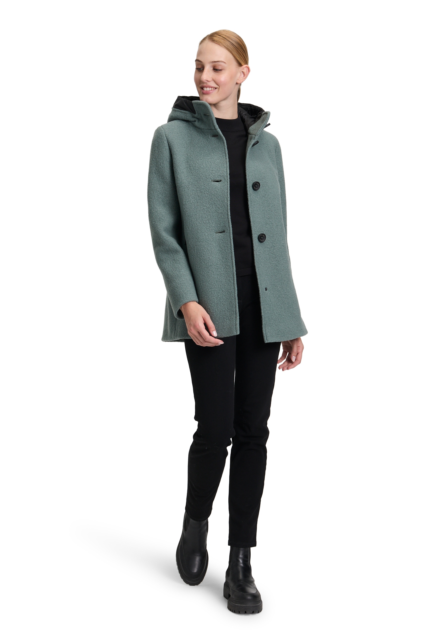 Gil Bret Wolljacke »Wolljacke mit Kapuze«