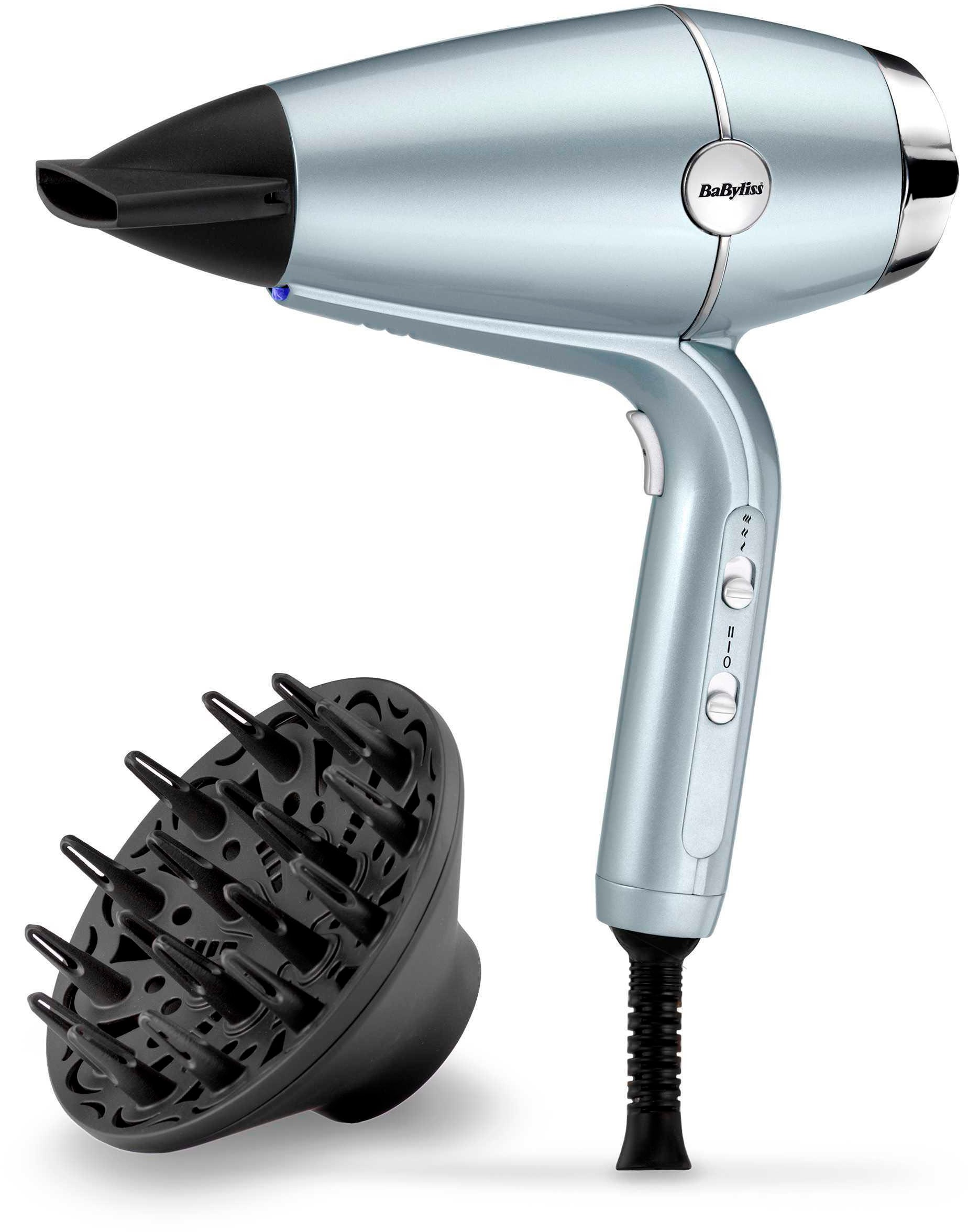 Babyliss Haartrockner »D773DE Hydro-Fusion« 2.100 W mit Advanced Plasma Technologie in blau