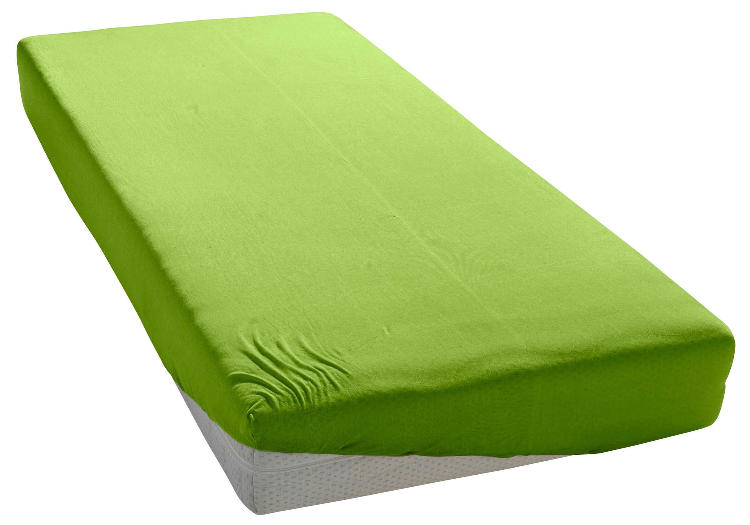 my home Spannbettlaken »PAPRIKA« Bettlaken, Laken, in zwei Qualitäten: Fleece & Jersey, 100% Polyester