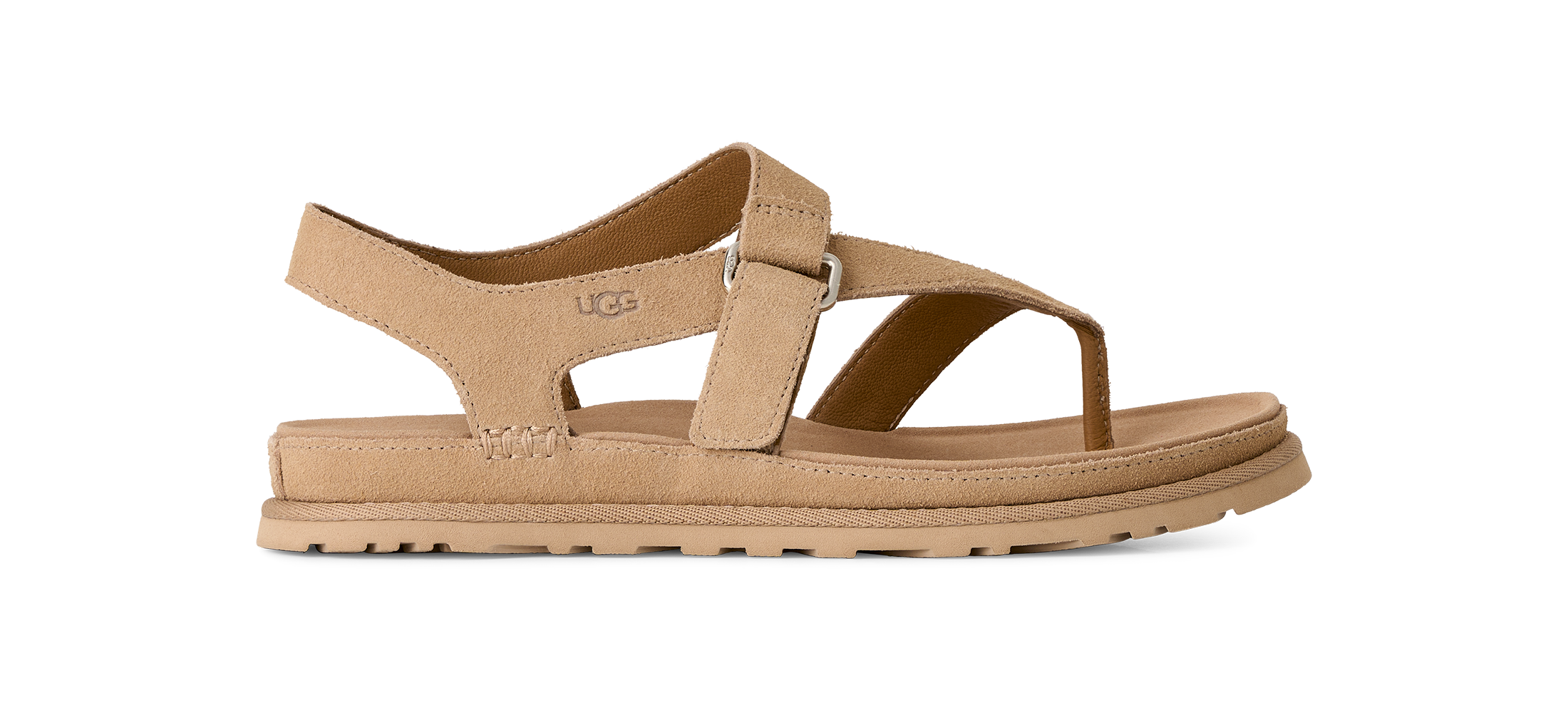 UGG Sandale »GOLDENGAZE TOE POST«  Mule, Sabot, Fußbett mit Memory-Schaum