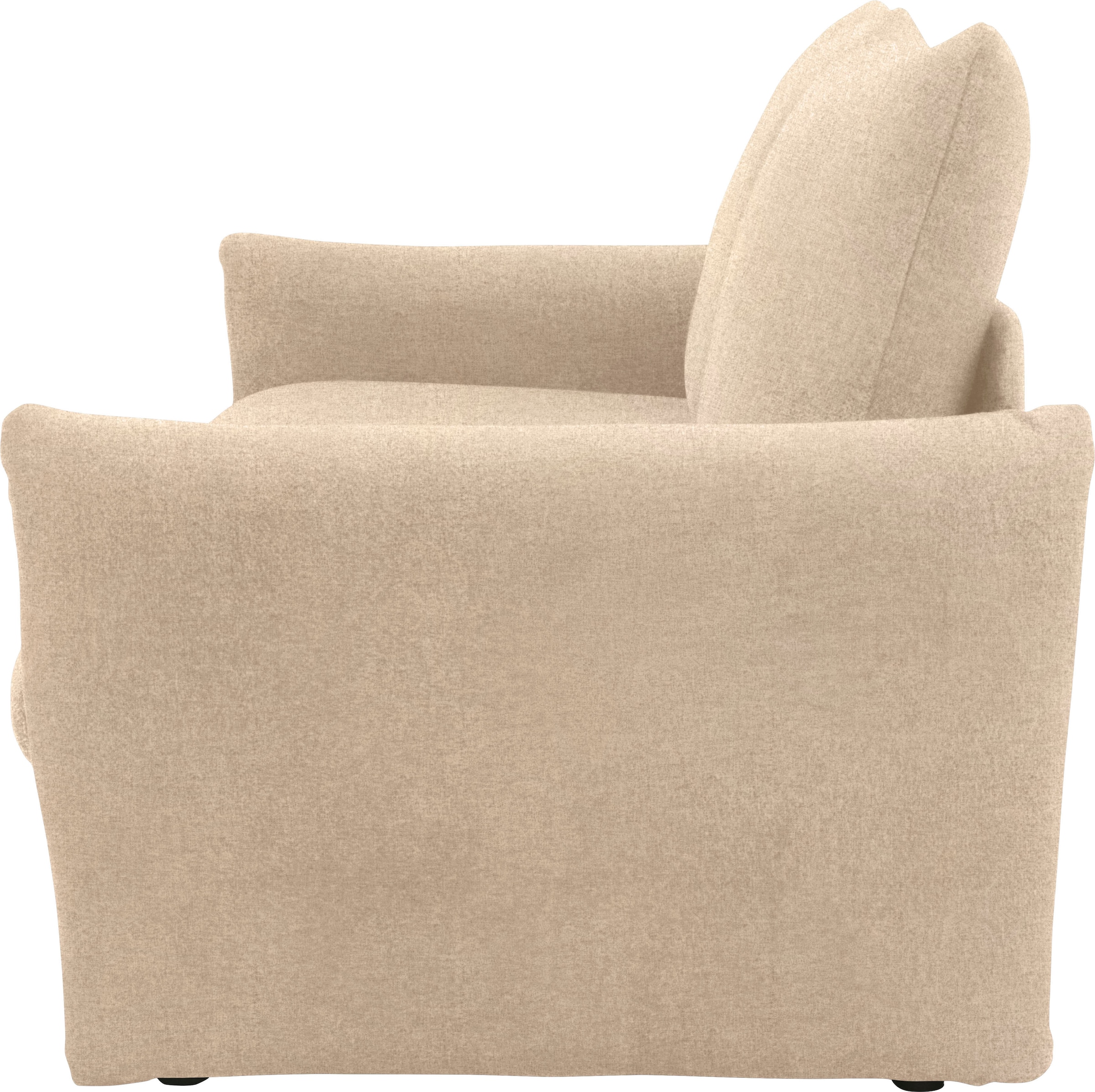 DOMO collection Schlafsofa »700023 Schlaffunktion, Federkern, 2-Sitzer, stabile Liegefläche«, Sitzflächen einzeln ausklappbar zum Schlafen, Relaxen und Entspannen