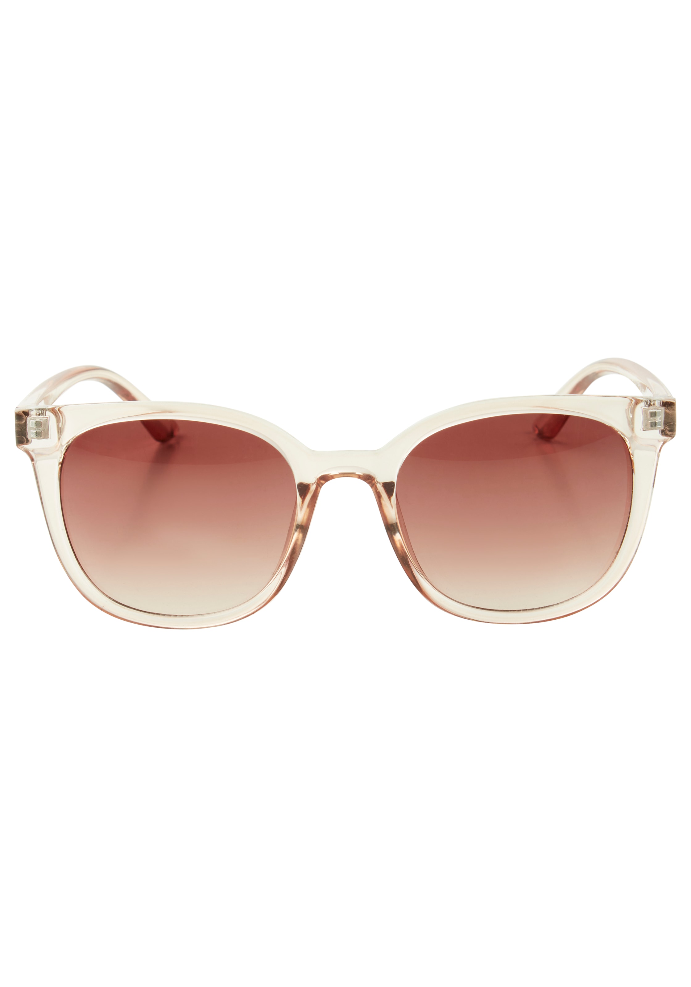 Laura Scott Sonnenbrille, mit transparentem Rahmen & goldfarbendem Detail - NEW