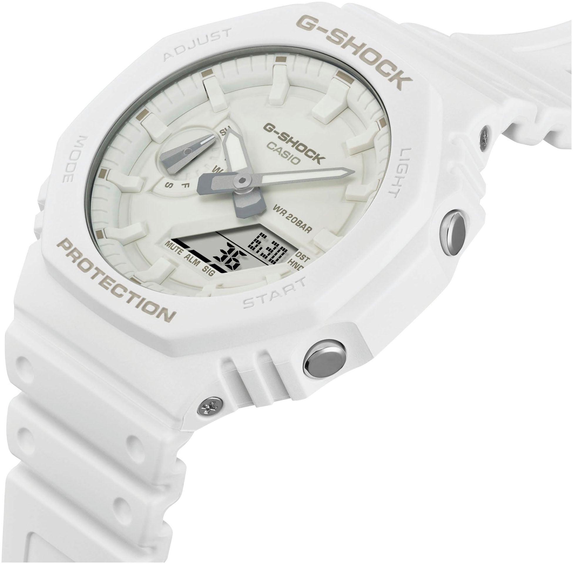 CASIO G-SHOCK Chronograph, Quarzuhr, Armbanduhr, Damen, Herren, digital, bis 20 bar wasserdicht