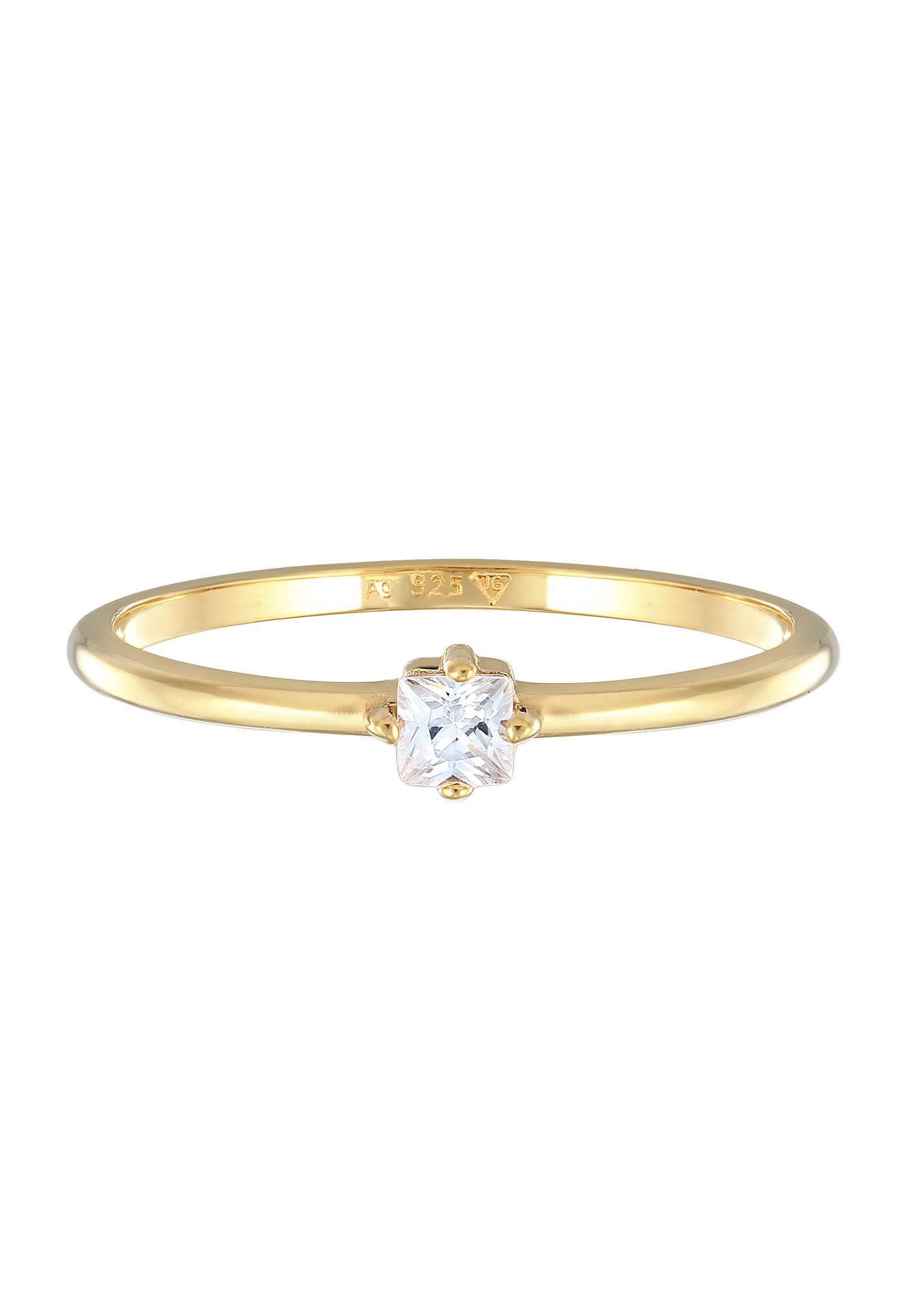 Elli Verlobungsring »Ring Zirkonia Solitär 925 Silber«