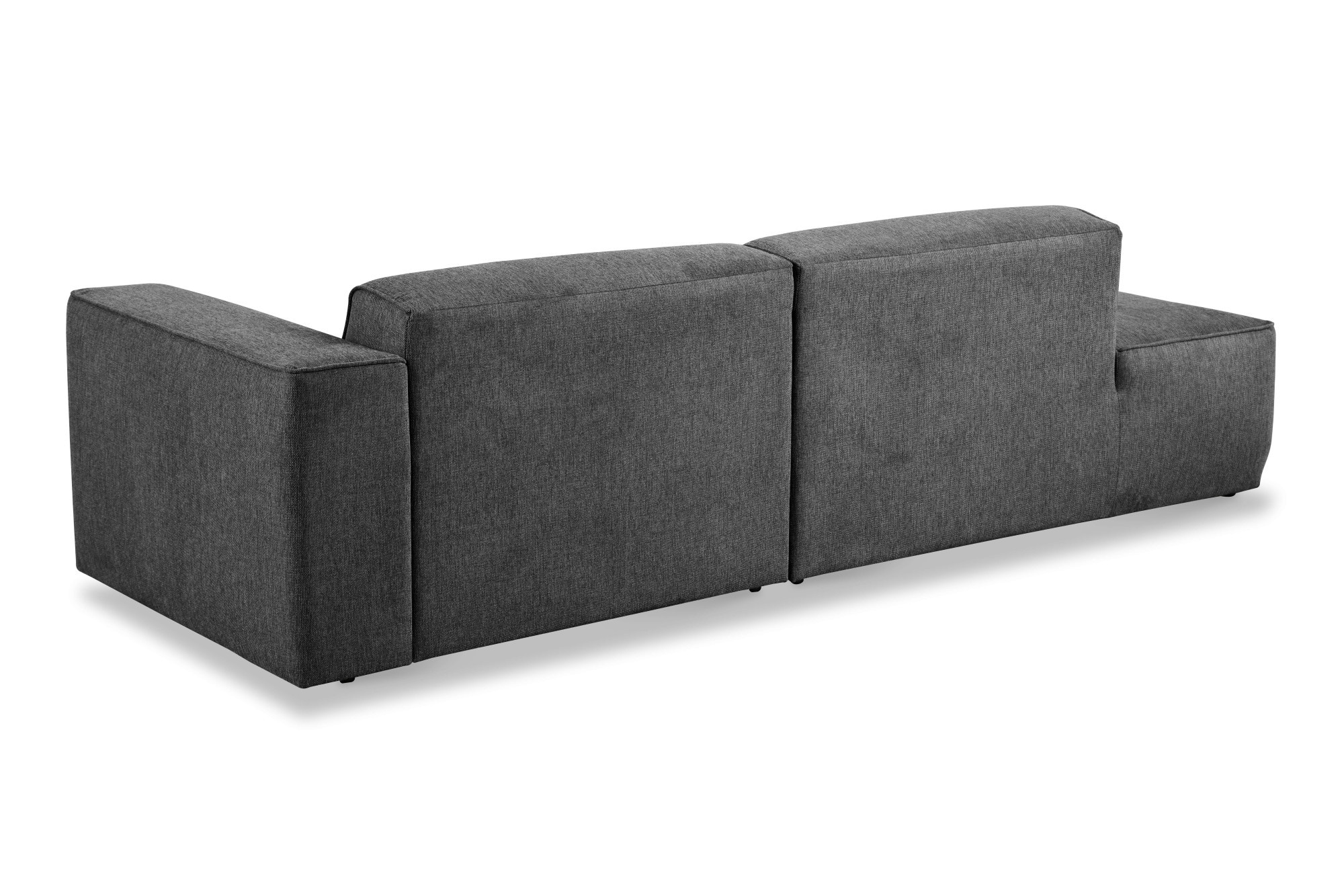 andas 2-Sitzer »Noord mit Kedernaht, Breite 227 cm«, Cord, Struktur, Webstoff, mit Wellenunterfederung, Massivholzrahmen