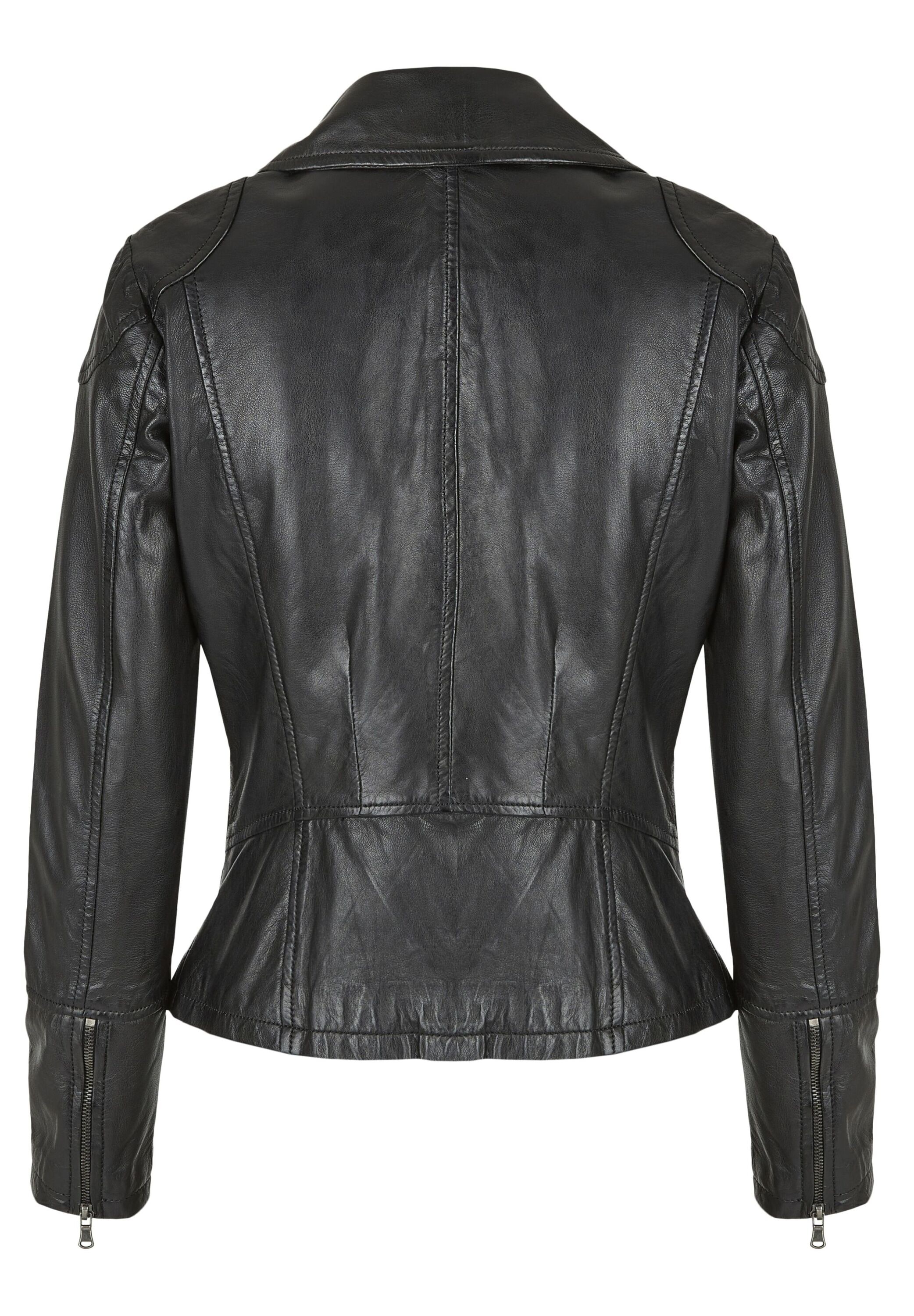 7eleven Bikerjacke »SEATTITUDE« ohne Kapuze mit asymmetrischem Reißverschluss