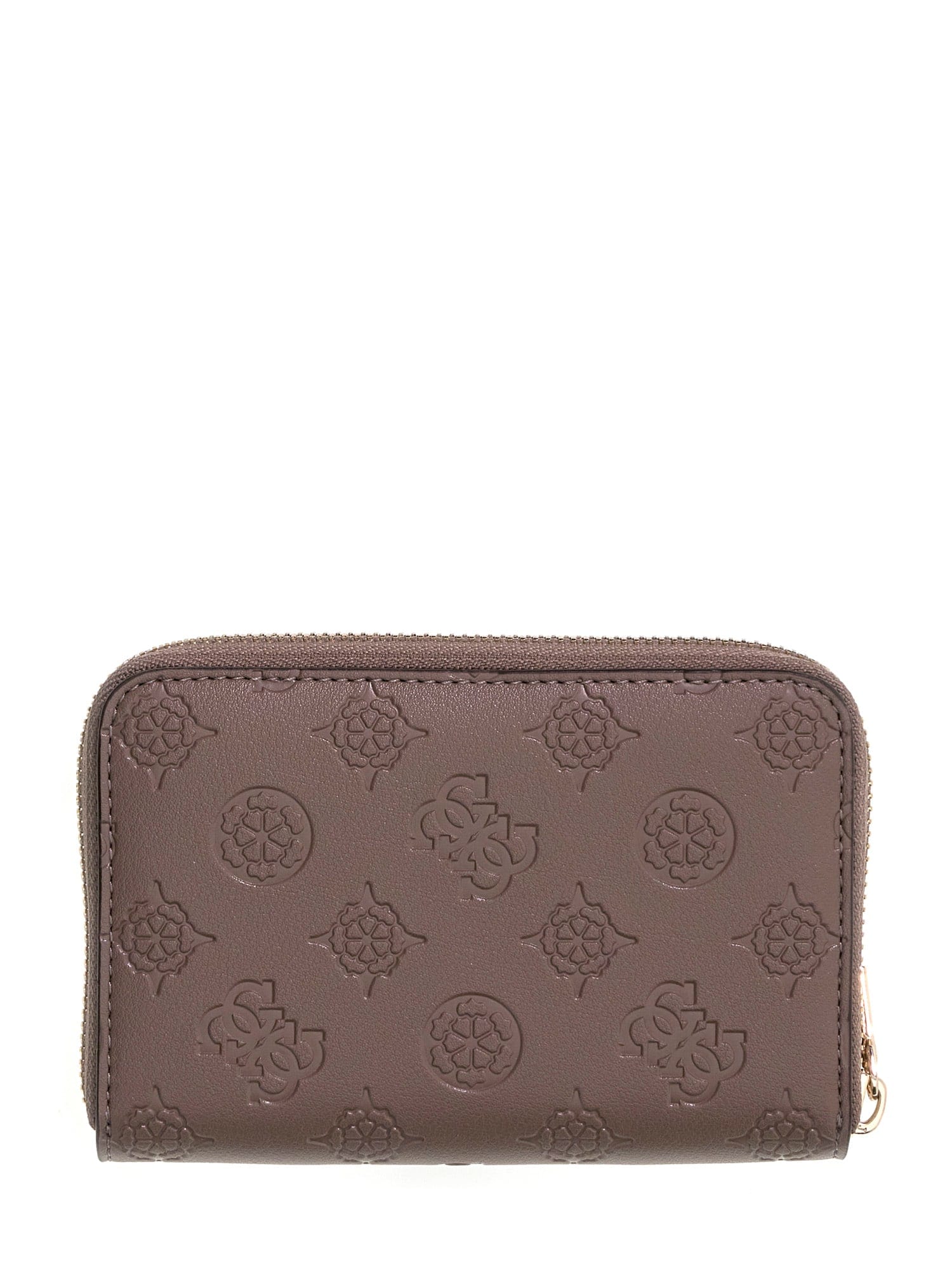 Guess Geldbörse »CARMELLA SLG MEDIUM ZIP AROUND« Damen Portemonnaie, Geldbeutel mit Reißverschluss-Münzfach