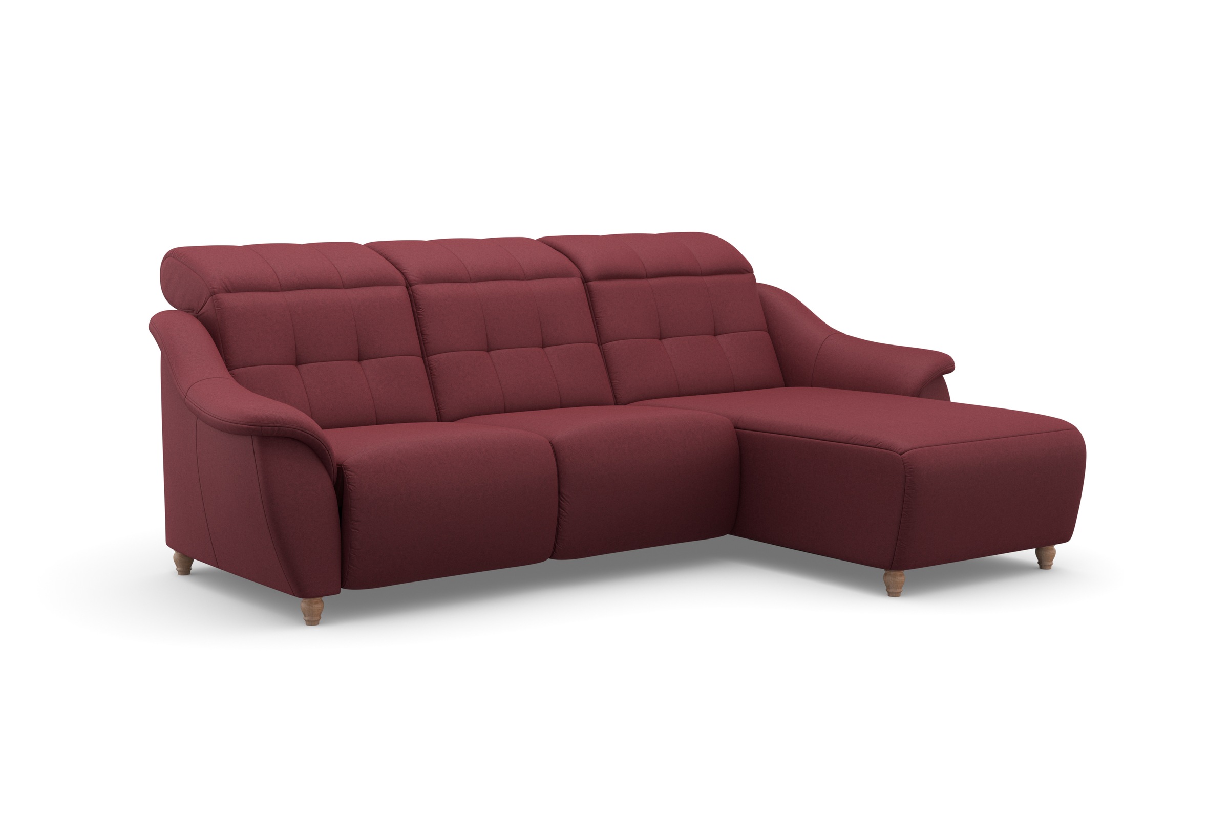 Home affaire Ecksofa »Boston L-Form«, (2 St.), Kopfteilverstellung an jeder Sitzfläche, wahlweise Relaxfunktion