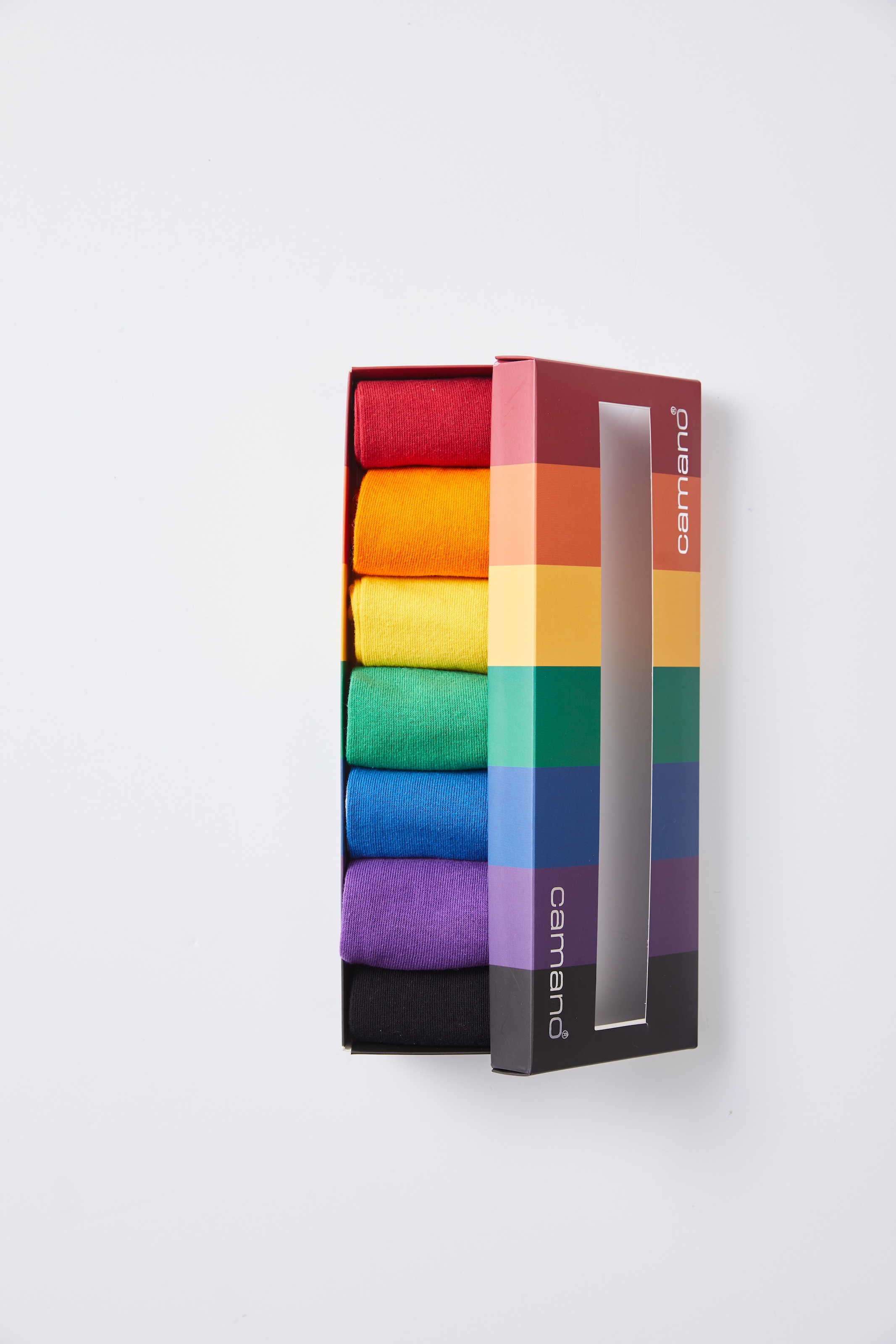 Camano Socken »comfort« 7 Paar,  in langer Form, mit Geschenkbox