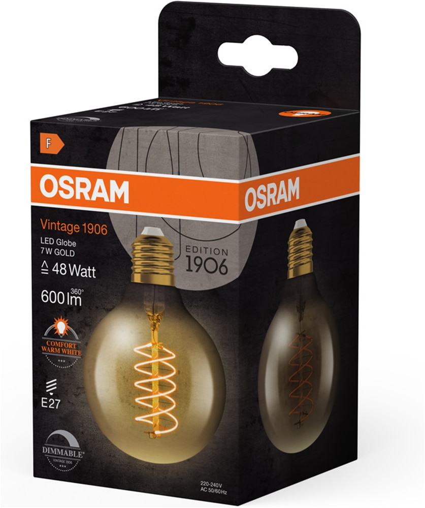 Osram LED-Filament »LED-Lampen Vintage« E27 1 Stk. Warmweiß