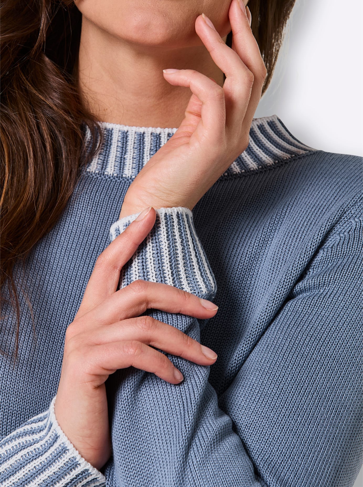 CREATION L PREMIUM Rundhalspullover »Modal-Baumwoll-Pullover«