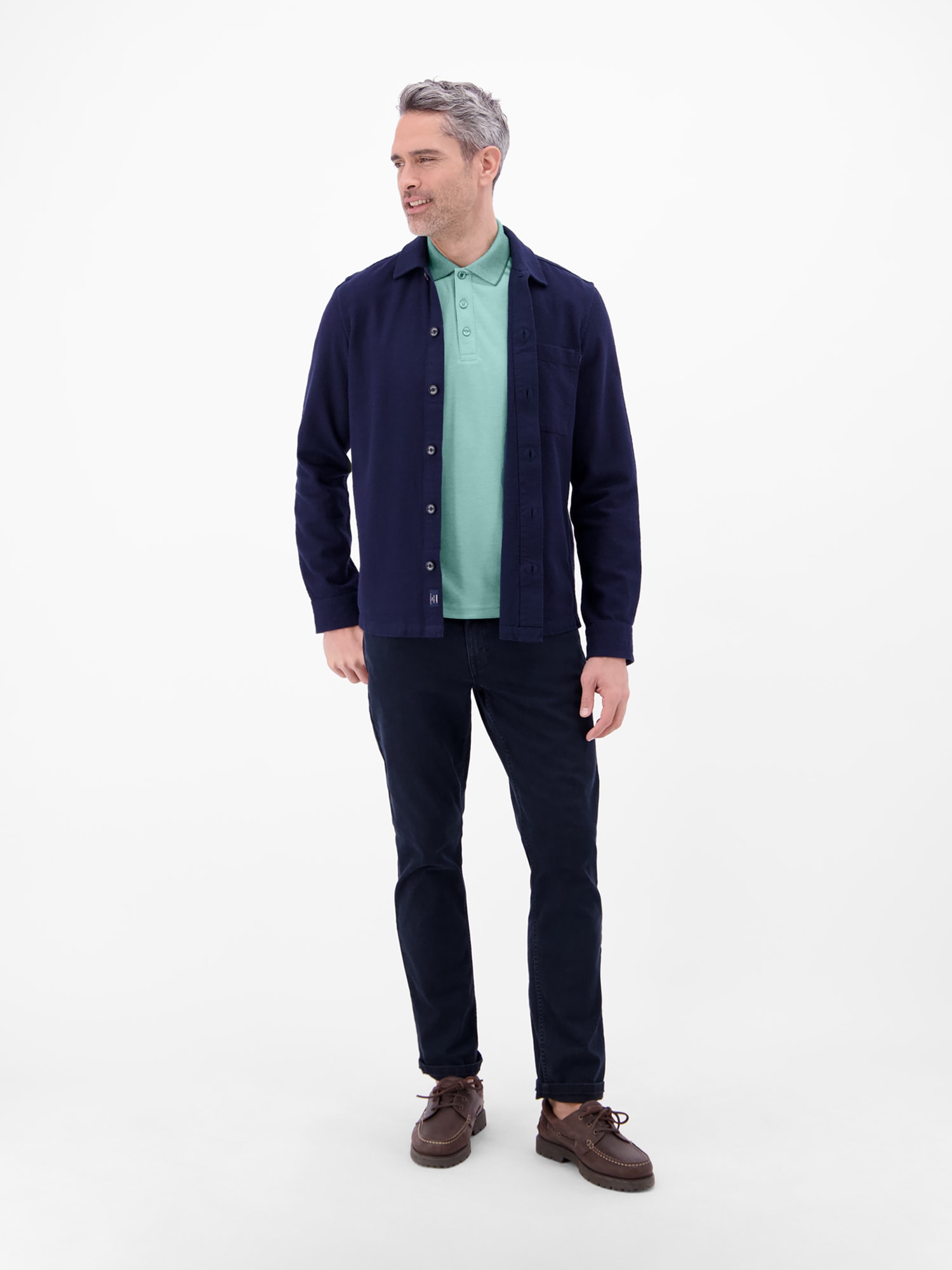 LERROS Poloshirt »Unifarbenes Poloshirt in Piqué-Qualität« Herren Polo Kurzarm, Kragen mit Knopfleiste, Pflegeleicht, Einfarbig