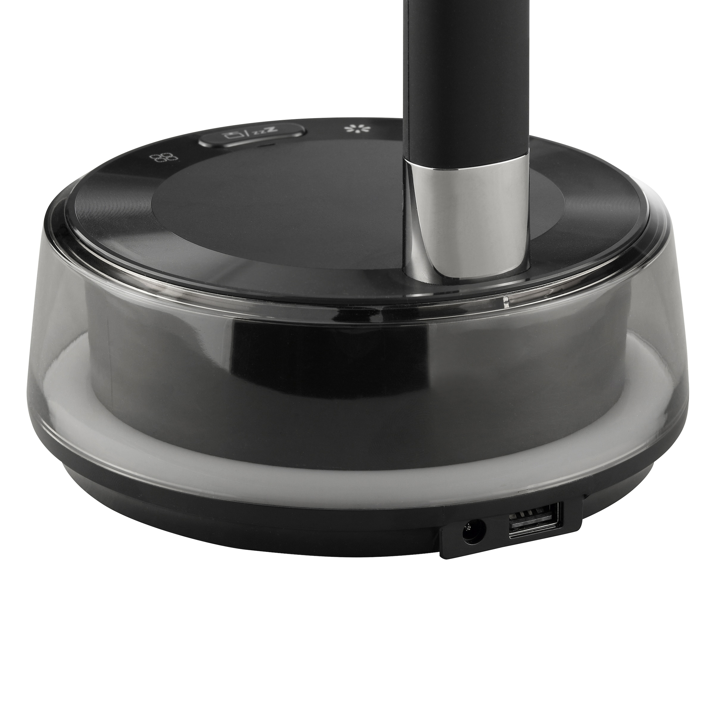 Brilliant LED Schreibtischlampe »Moonglow« LED-Modul 1 Stk. warmweiß - kaltweiß 790 lm, 2700-5000K, RGB-Sockel, Wireless Charging, dimmbar, 53 cm