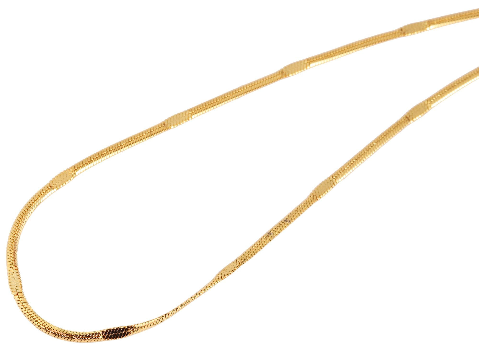 Adelia´s Schlangenkette »Damen Halskette ¿ Schlangenkette aus Edelstahl 45 cm«