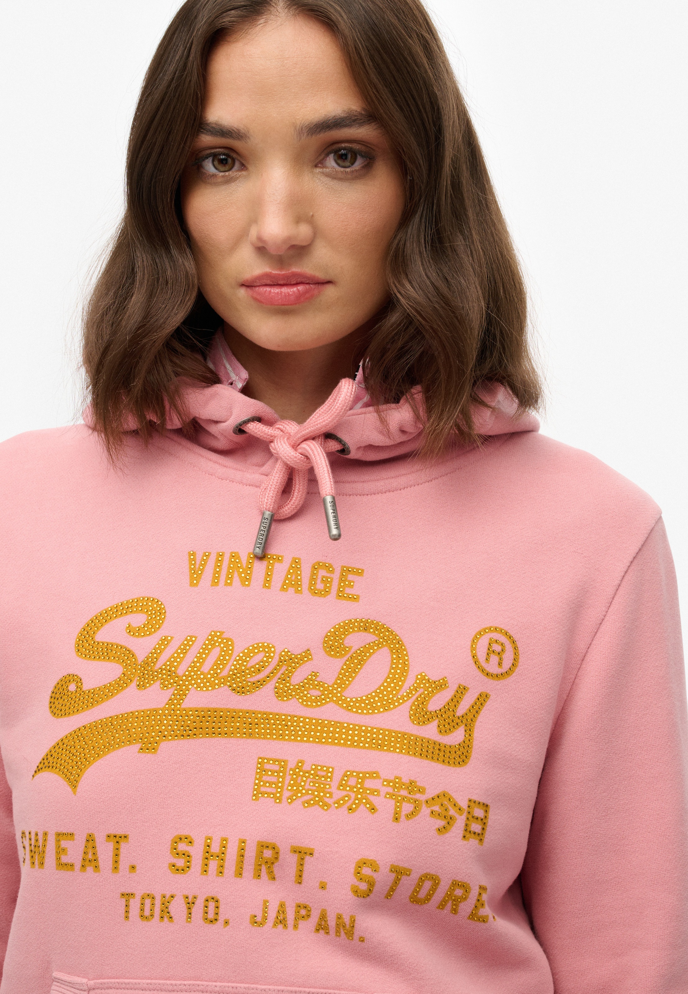 Superdry Kapuzensweatshirt »EMBELLISHED VL RELAXED HOOD«