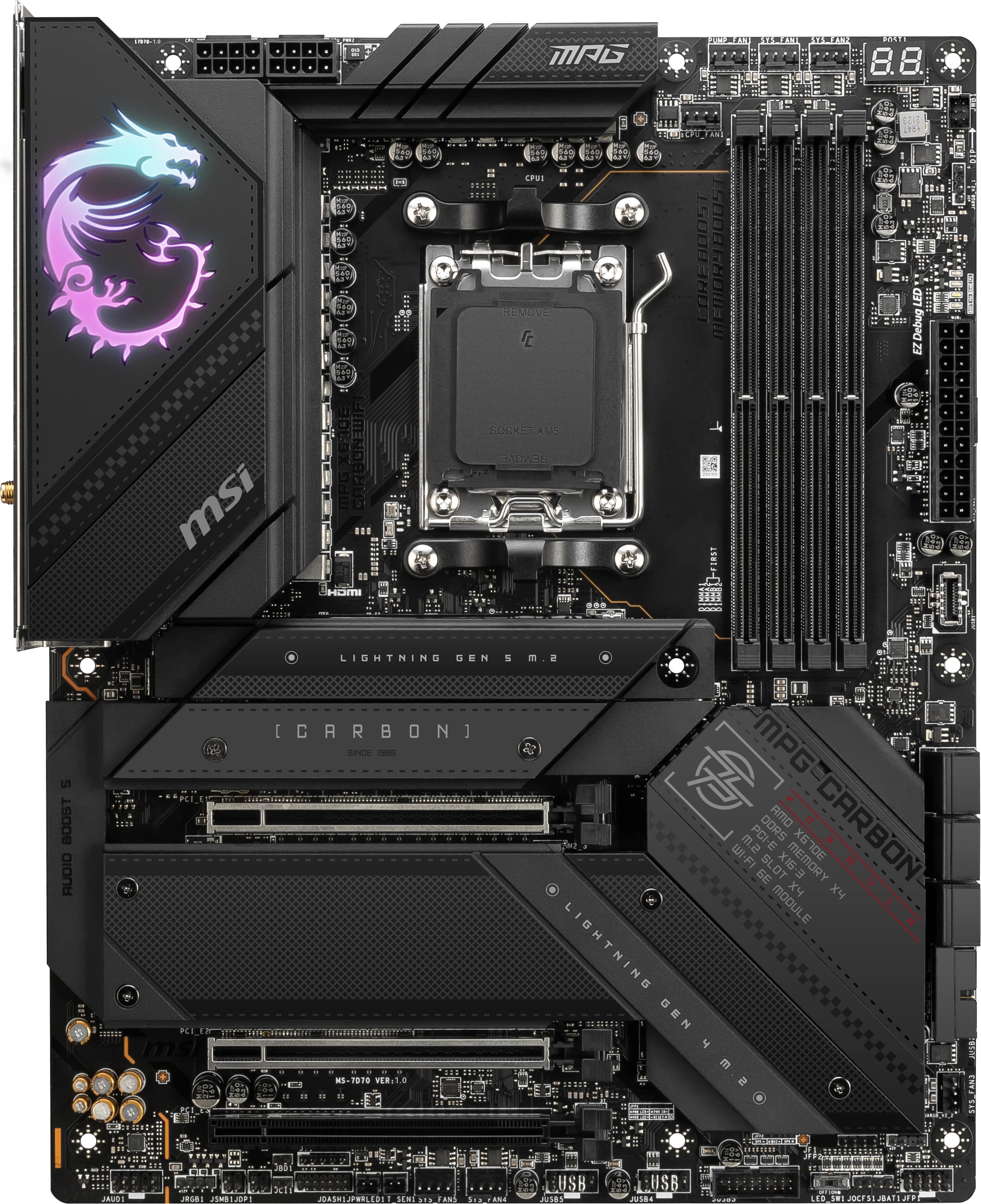 MSI Mainboard »MPG X670E CARBON WIFI«