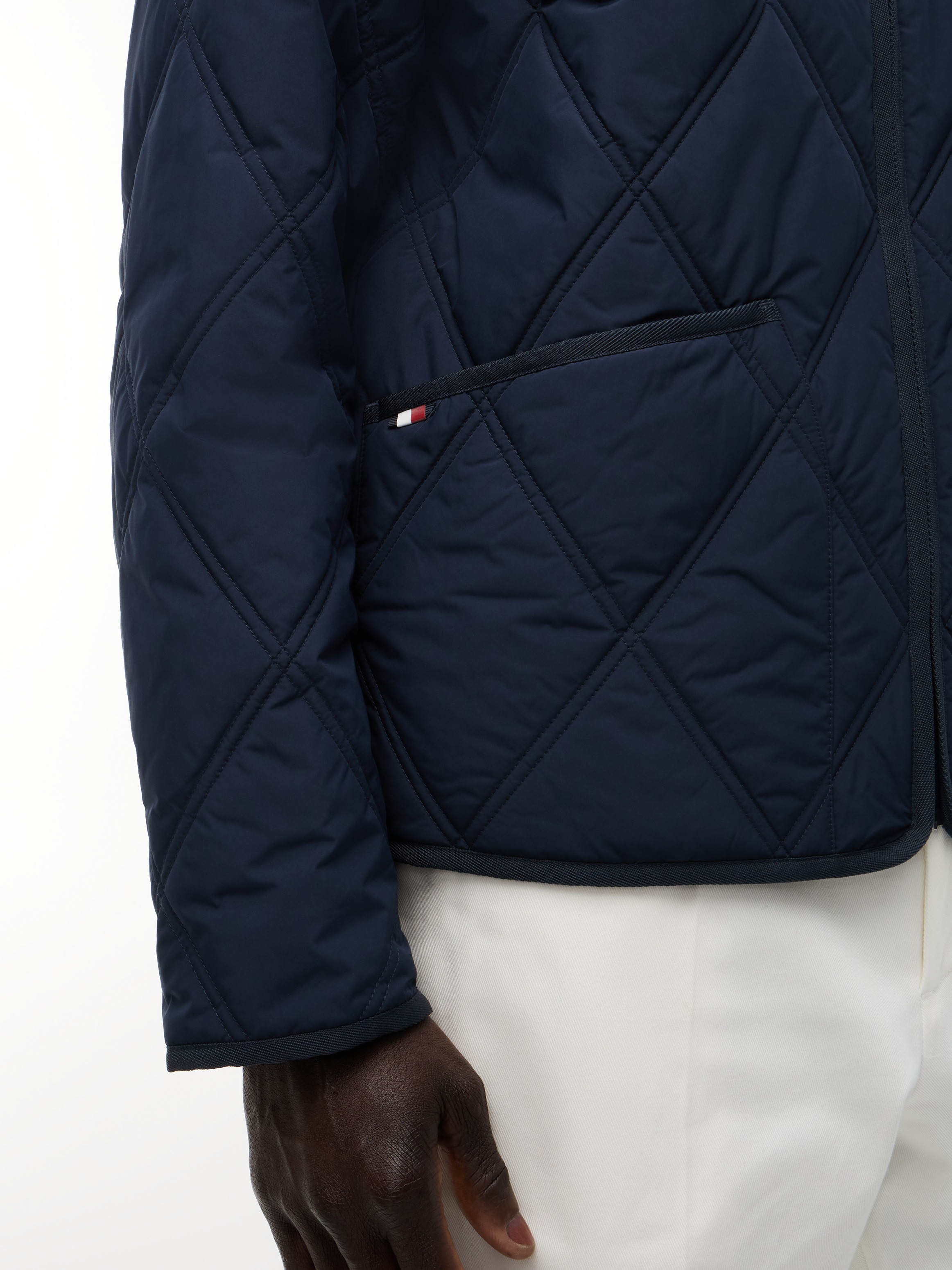 Tommy Hilfiger Steppjacke »DIAMOND QUILT« mit Rautensteppung und Reißverschluss