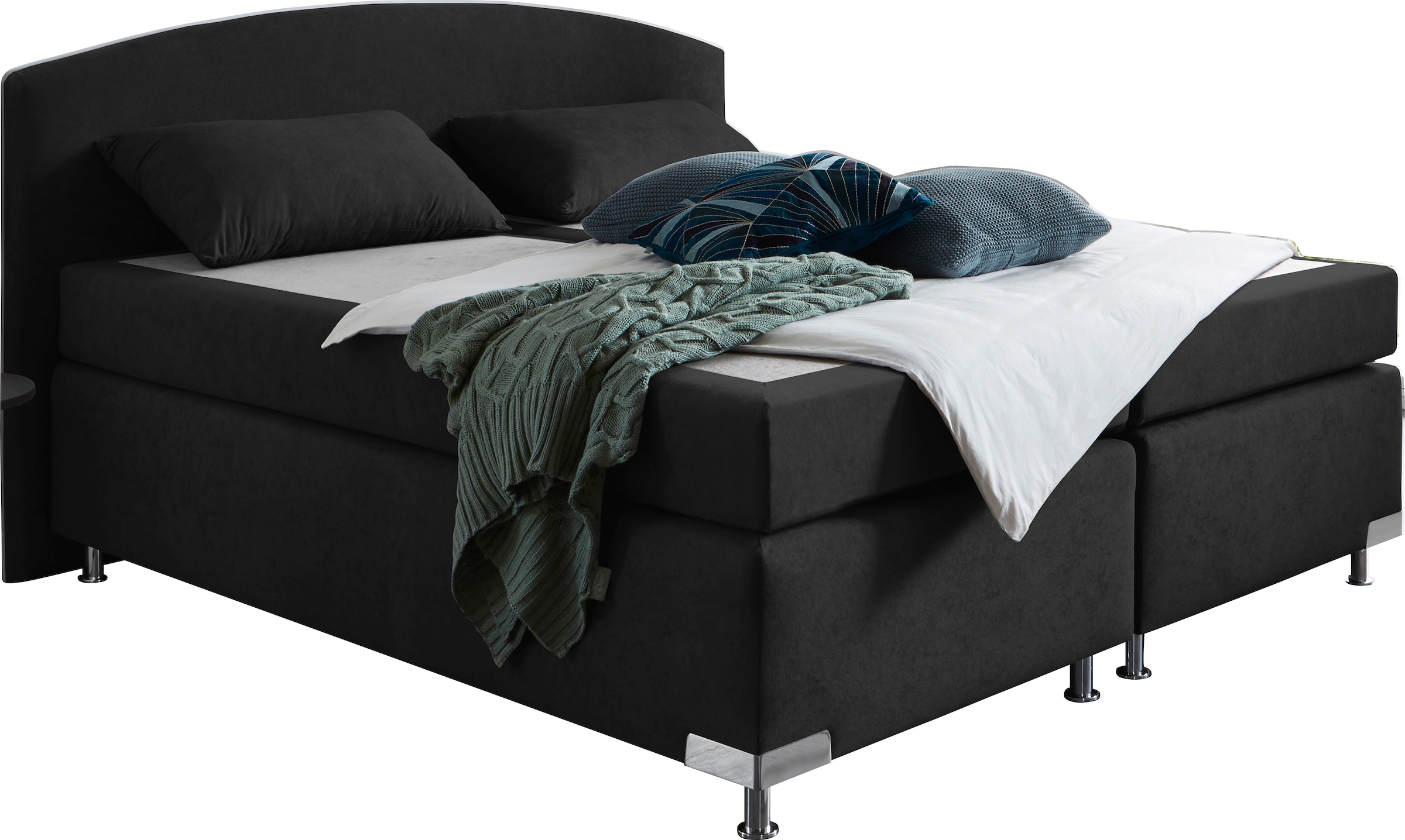Westfalia Schlafkomfort Boxspringbett »Amsterdam«, (Optional mit Topper)