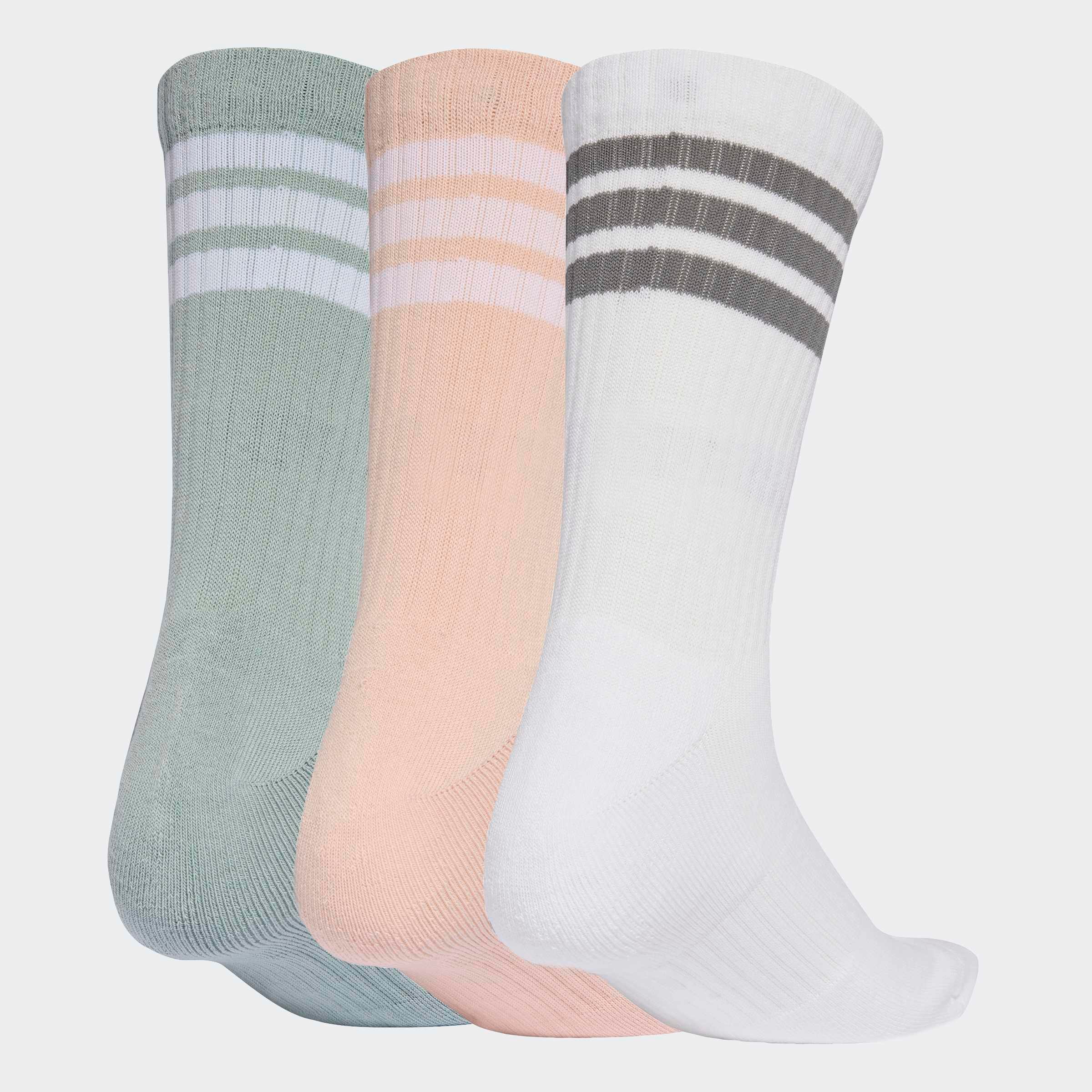 adidas Performance Funktionssocken »3-STREIFEN DÄMPFENDE SPORTSWEAR CREW, 3 PAAR« 3 Paar tlg.