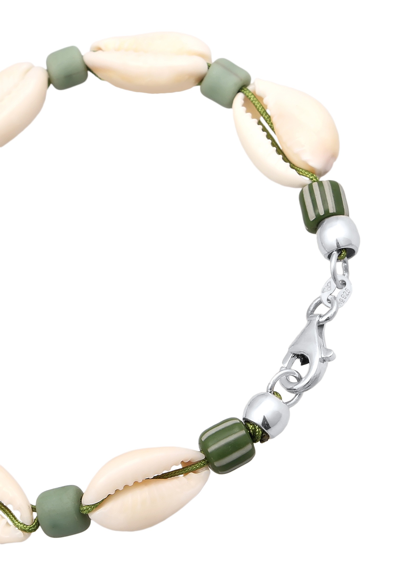 Kuzzoi Armkette »Armband Kauri Muschel Beach Surfer Festival 925 Silber«