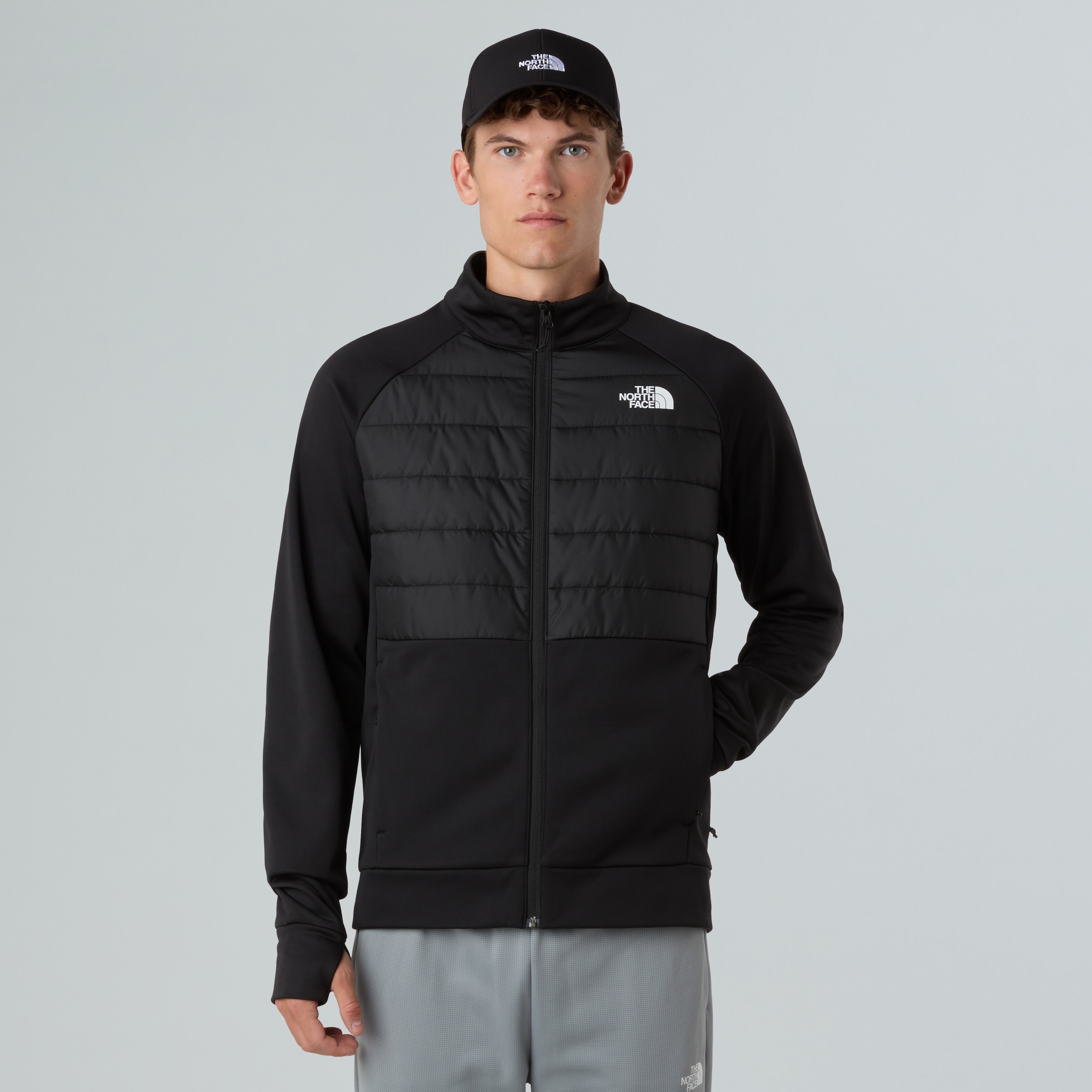 The North Face Fleecejacke »M REAXION 2.0 FLEECE HYBRID FULL ZIP JAC«, (1 St.)