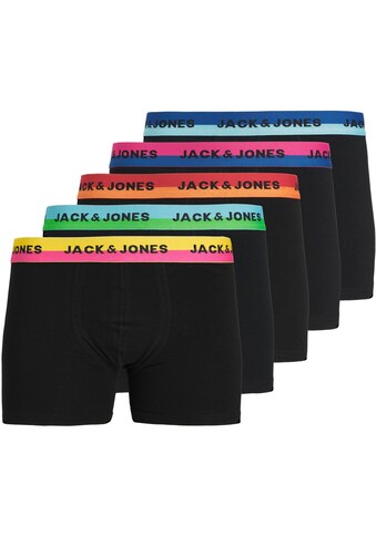 Jack & Jones Junior Boxershorts »JACCOLOR WB TRUNKS 5 PACK BOX JNR«, (Packung, 5 St.) kaufen