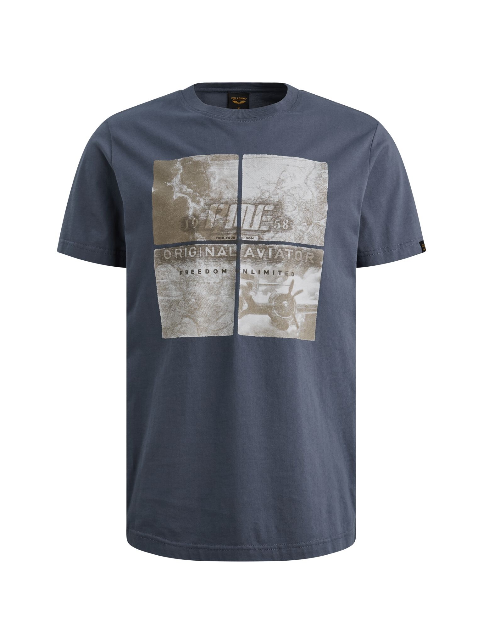 PME LEGEND T-Shirt »Short sleeve r-neck single jersey big art« mit Print
