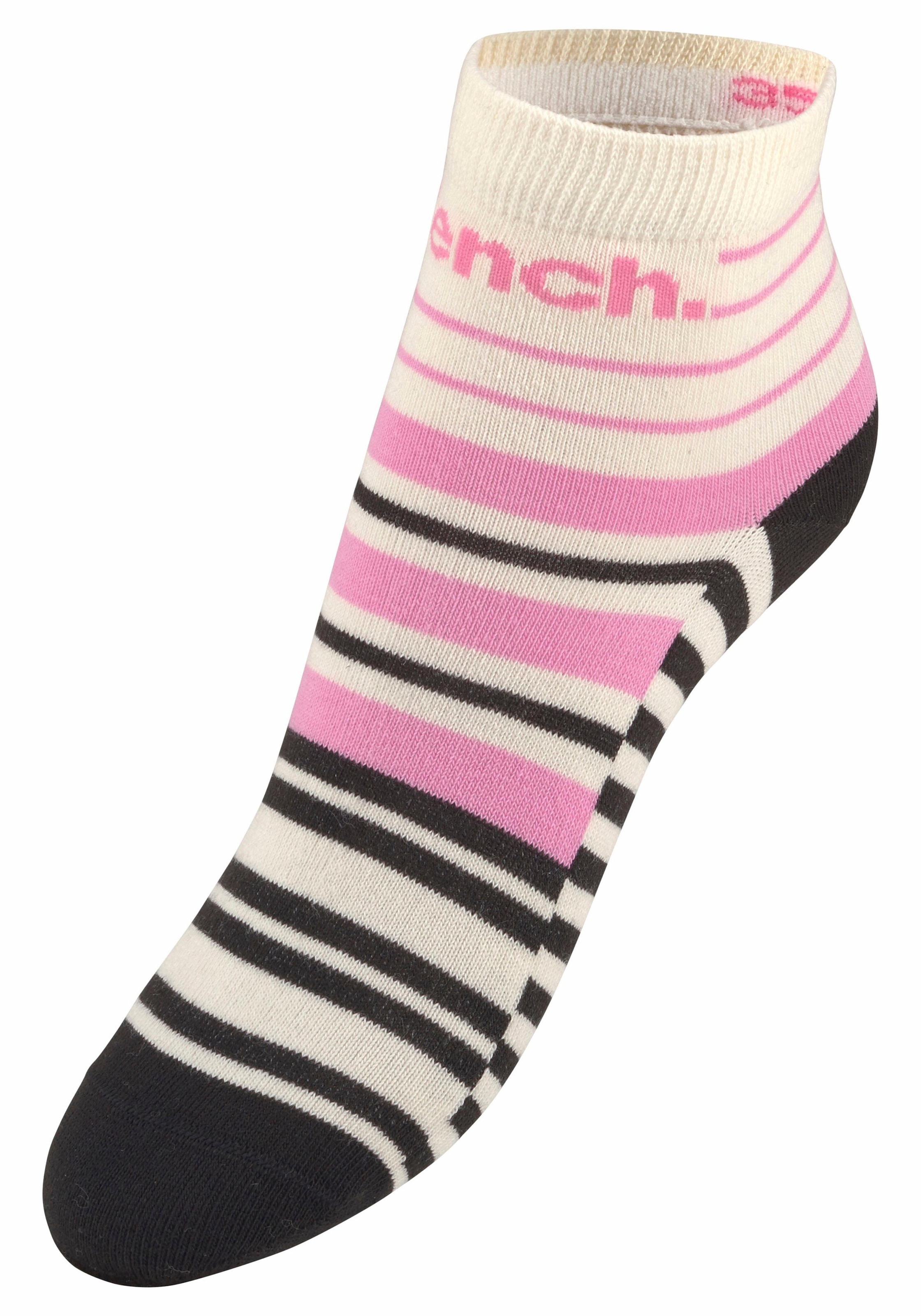 Bench. Kurzsocken, (5 Paar), im Streifendesign bestellen bei OTTO