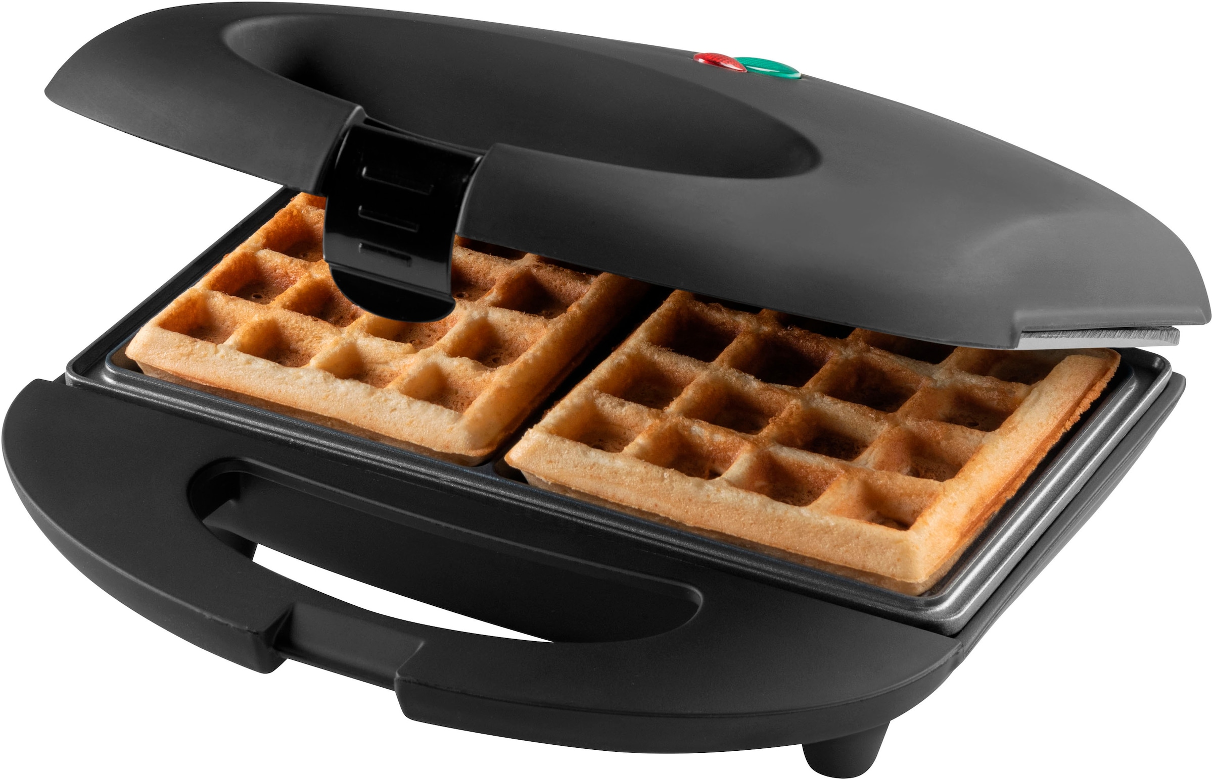 Waffeleisen »ASW401BL«, 700 W, im Retro Design, inkl. Backampel & automatischer...