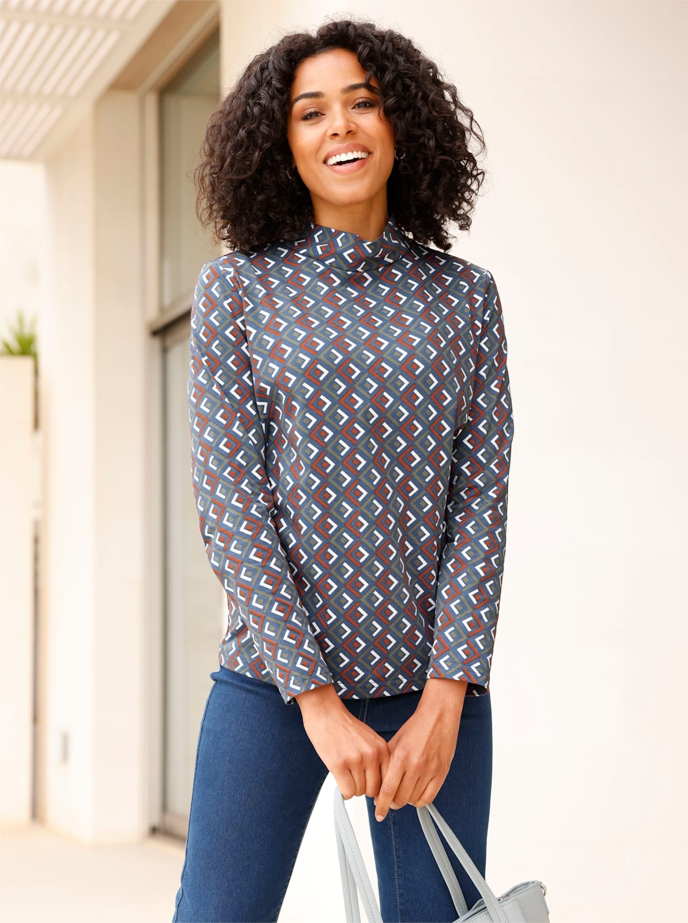 Classic Basics Stehkragenshirt »Stehkragen-Shirt« 1