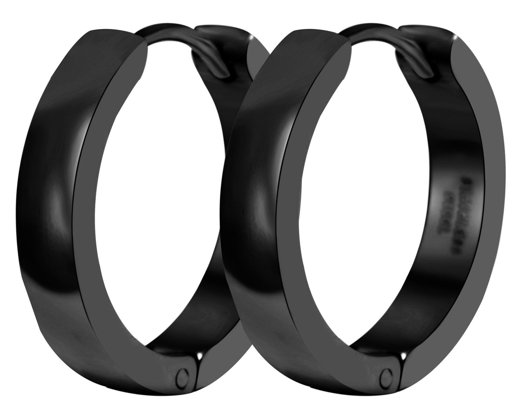 Adelia´s Paar Creolen »Damen Ohrringe ¿ Klappcreole aus Edelstahl«