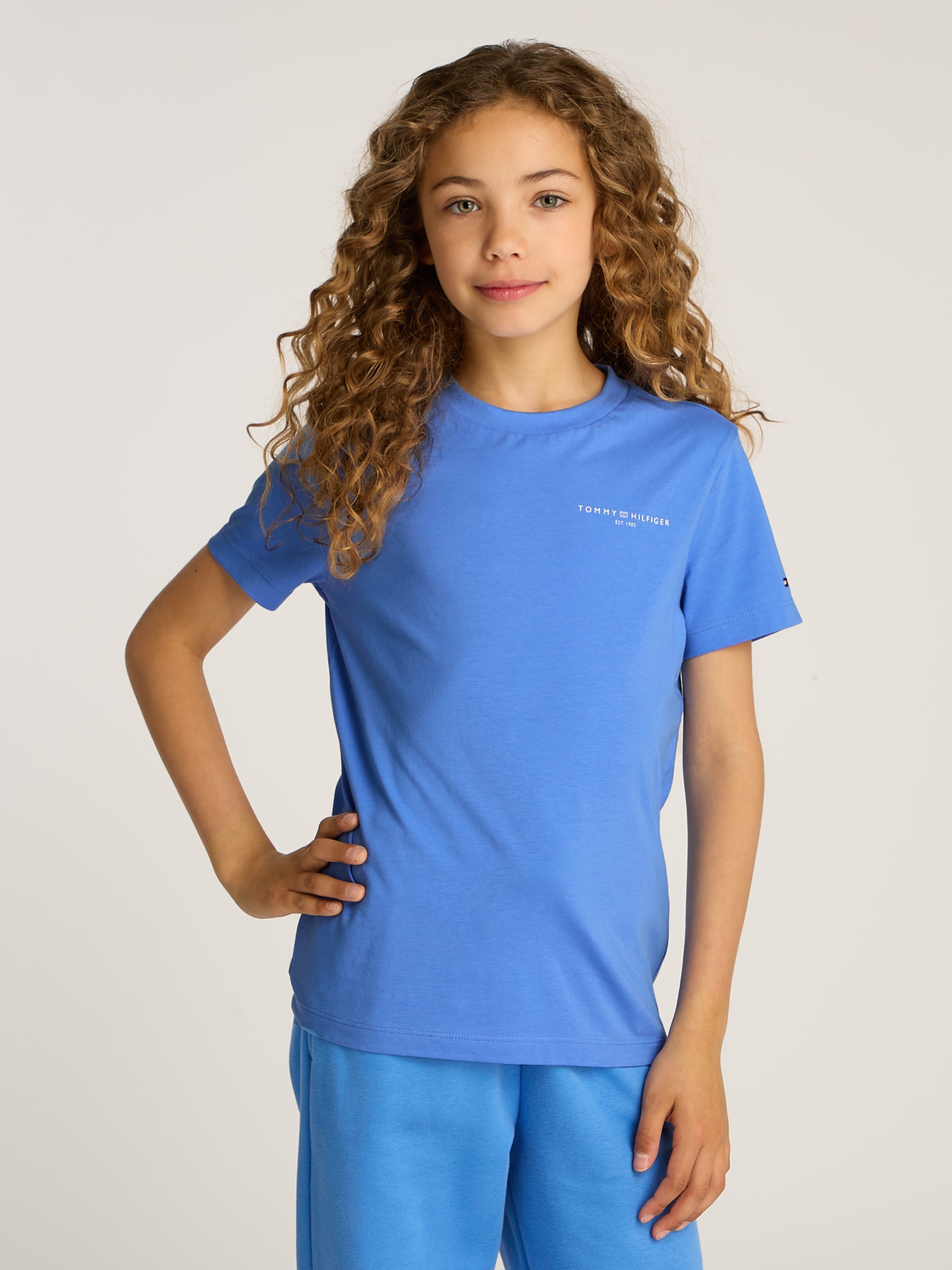 Tommy Hilfiger T-Shirt »MINI CORP T-SHIRT«, in Unifarbe