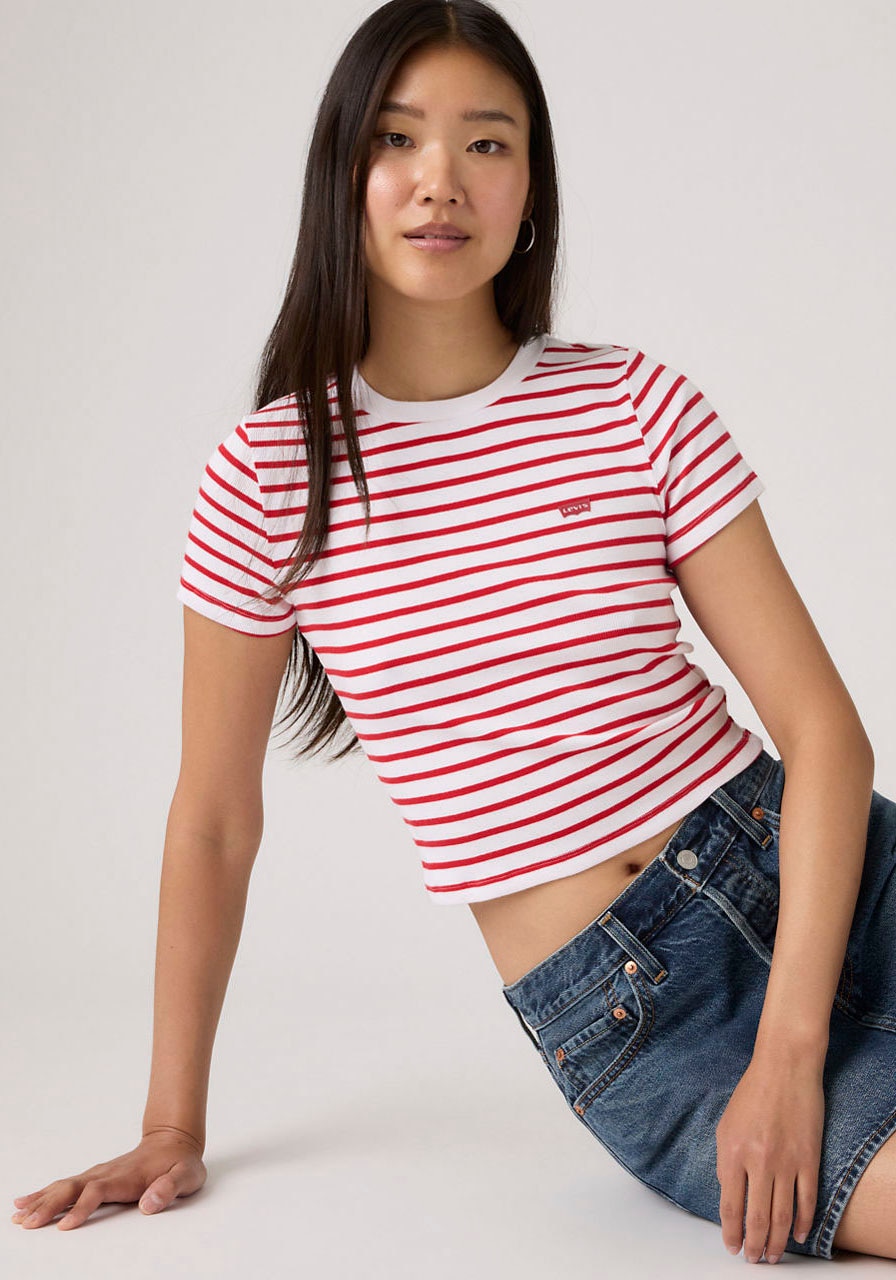 Levi's® T-Shirt »ESSENTIAL SPORTY TEE« Feinripp- Qualität