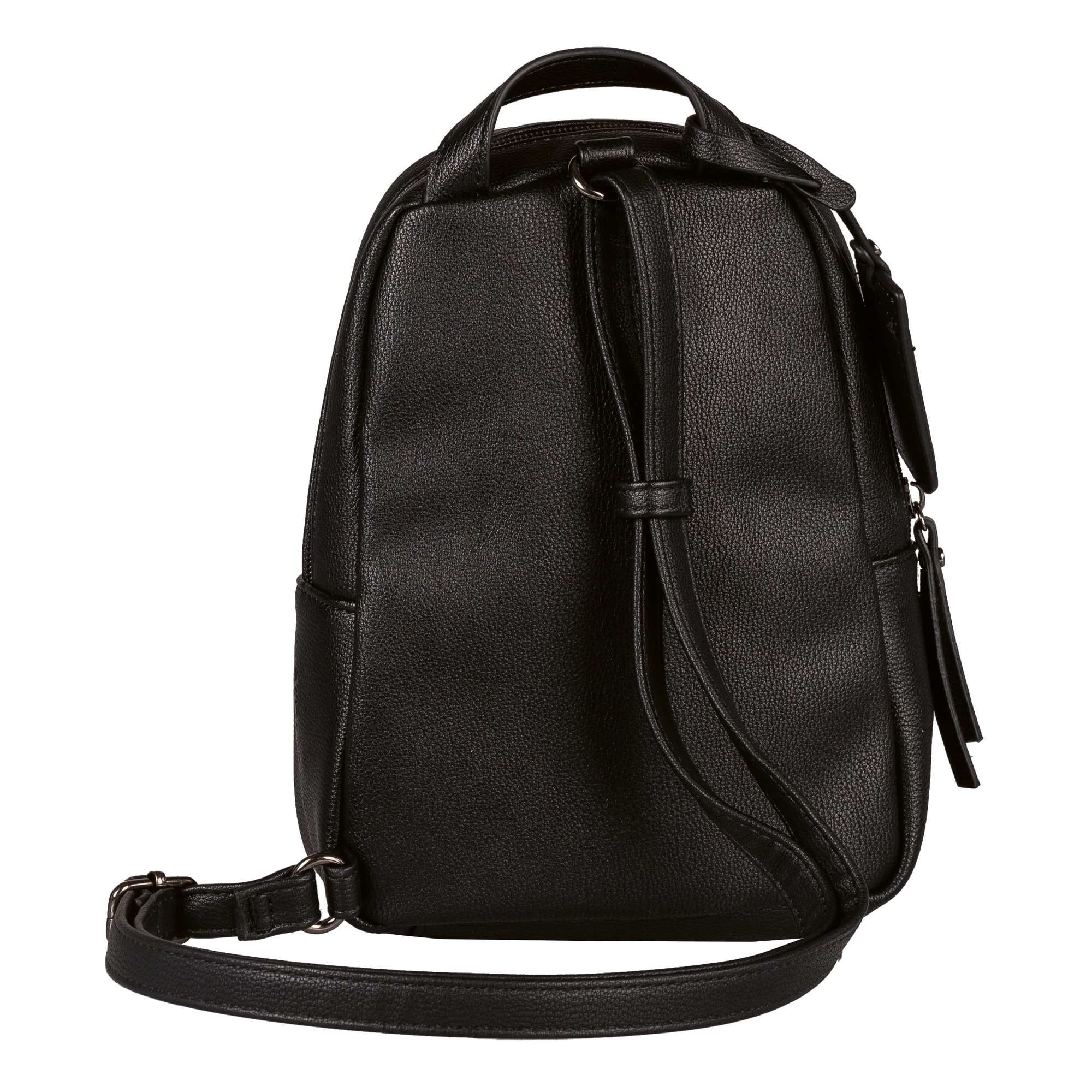 TOM TAILOR Cityrucksack »Adela«, aus Lederimtat in modernen Linienführung und abgesetzter Kantenfarbe