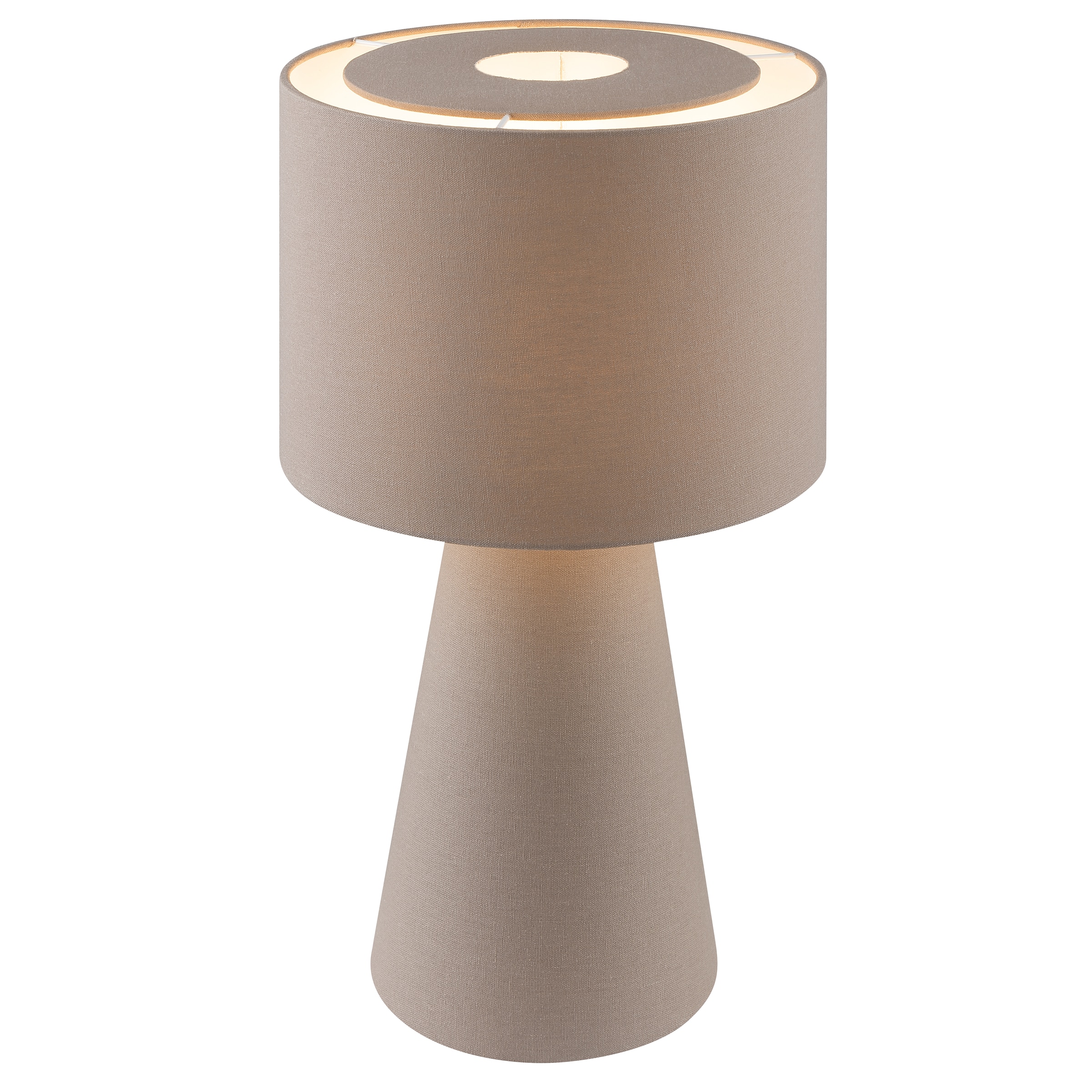 LeGer Home by Lena Gercke Tischleuchte »Lienne« E14 1 Stk. Höhe 45 cm, Ø 25 cm, E14, Textilschirm, Schnurzwischenschalter