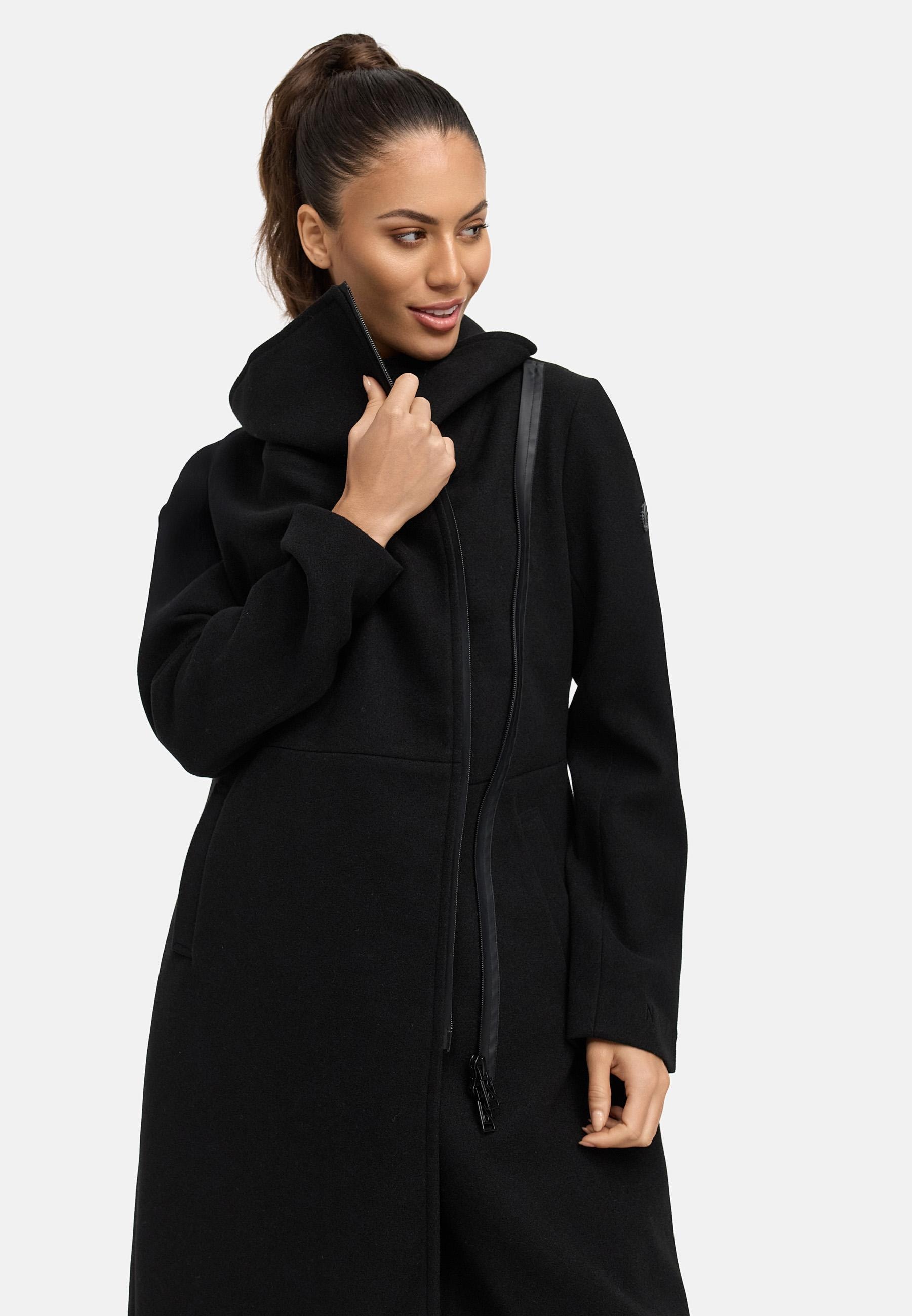 Navahoo Kurzmantel »Kurzmantel Samtrose 14«