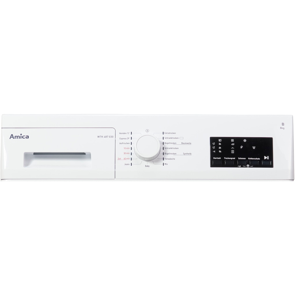 Amica Kondenstrockner »WTK 487 030«, 8 kg