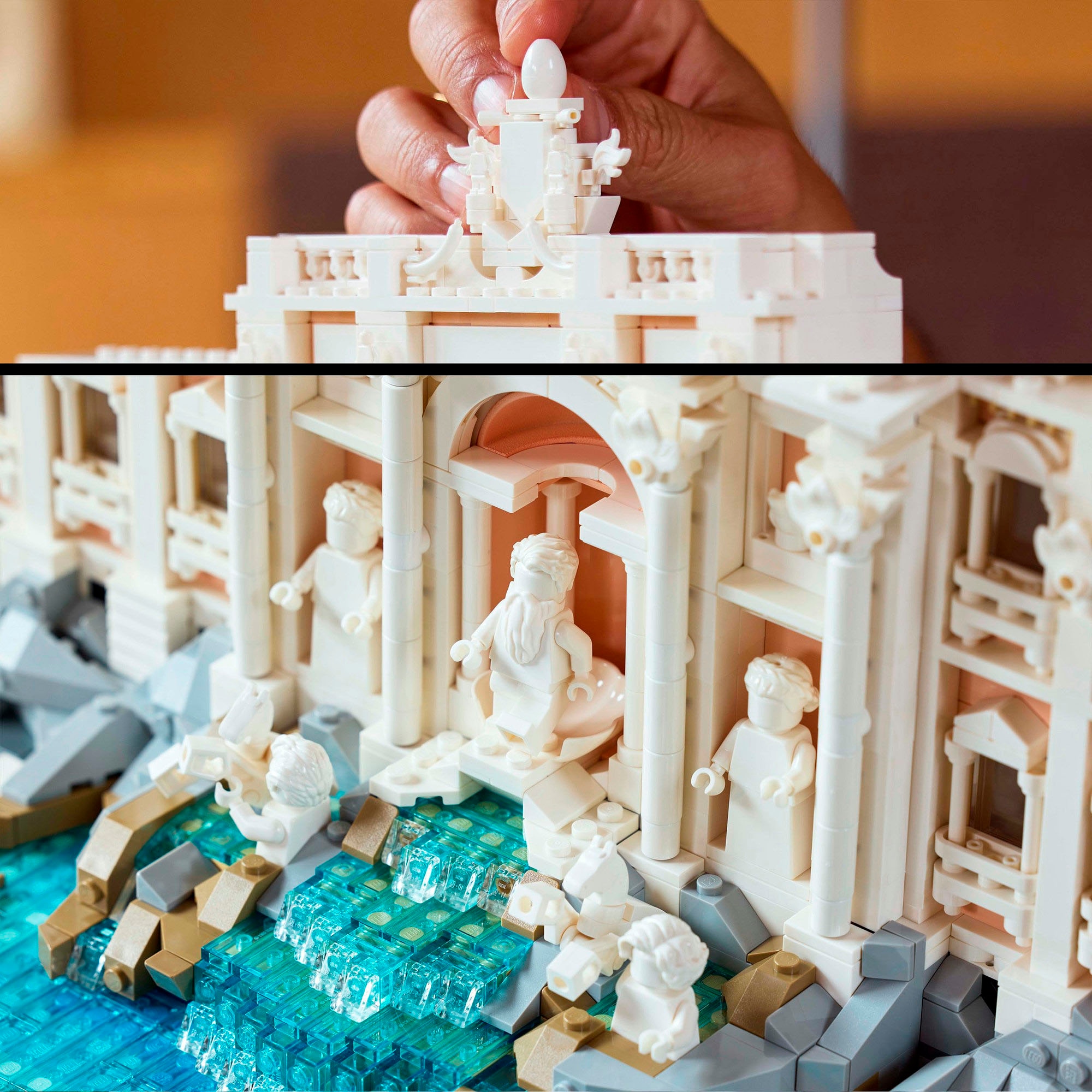 LEGO® Konstruktionsspielsteine »Trevi-Brunnen (21062), LEGO® Architecture«, (1880 St.), Made in Europe