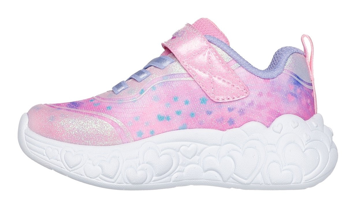 Skechers Lauflernschuh »ETERNAL HEART LIGHTS«, Blink,-Klettschuh mit Herz-Applikation, Größenschablone zum Download