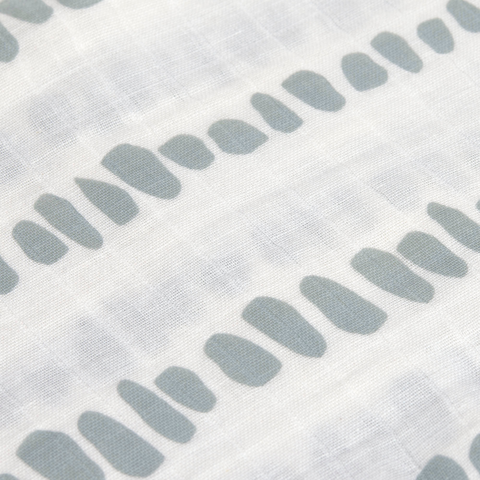 LÄSSIG Stoffwindeln »Mulltuch-Set XL, Strokes silver grey«, (Set, 2 St.)