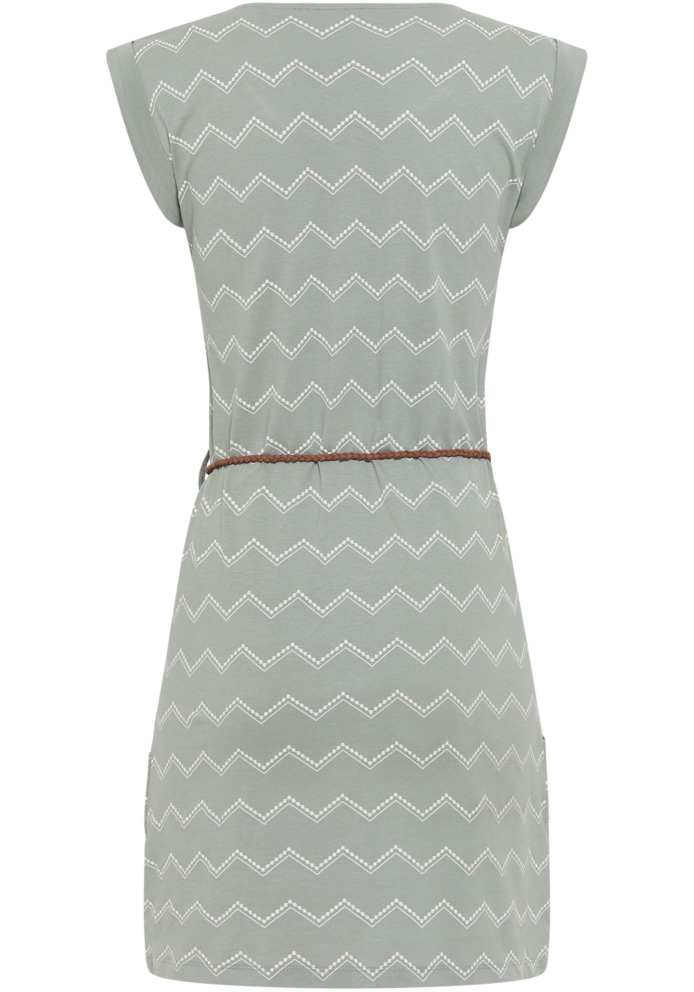 KangaROOS Jerseykleid, (Set, mit abnehmbarem Gürtel), mit Alloverprint