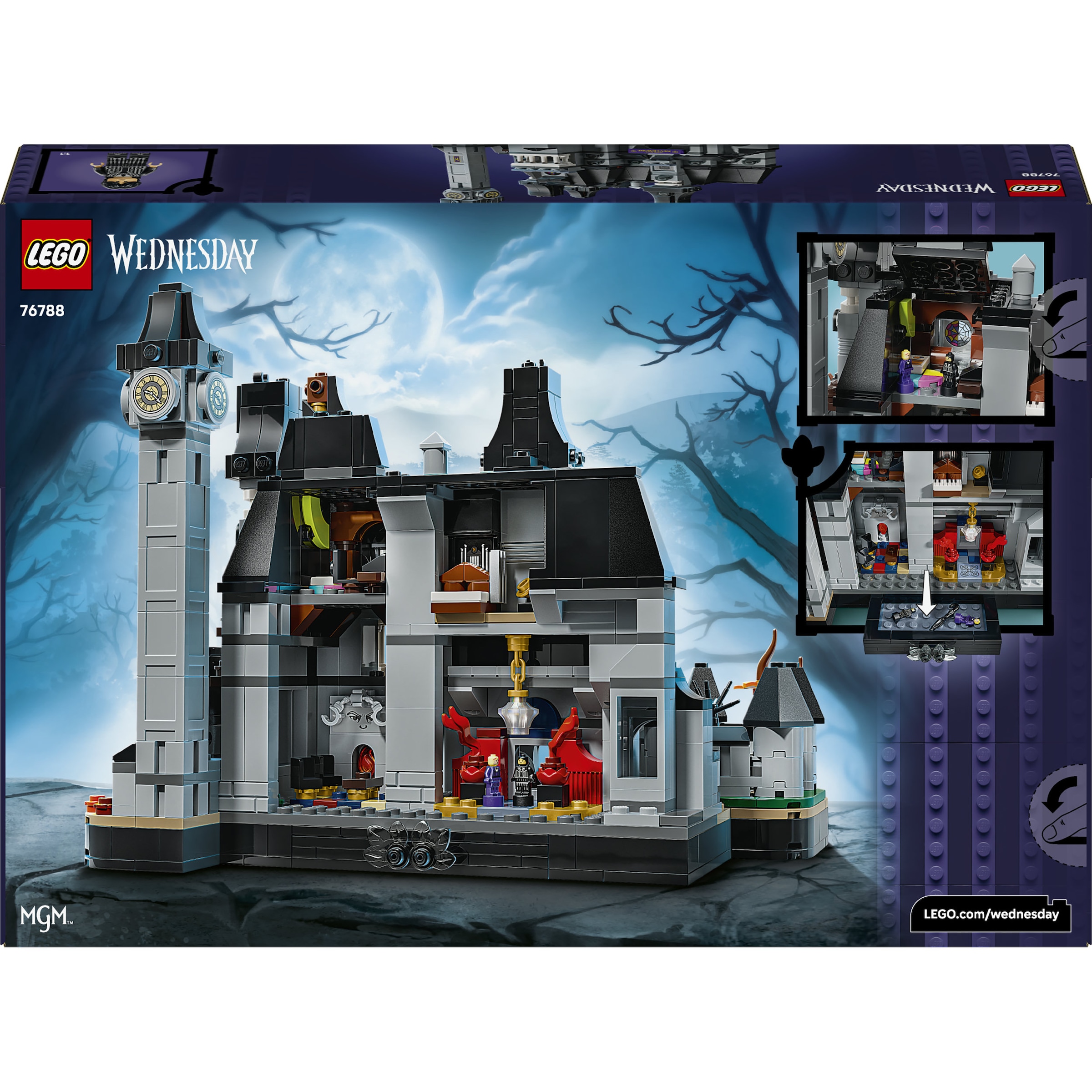 LEGO® Konstruktionsspielsteine »Nevermore Academy (76788), LEGO Wednesday« Made in Europe