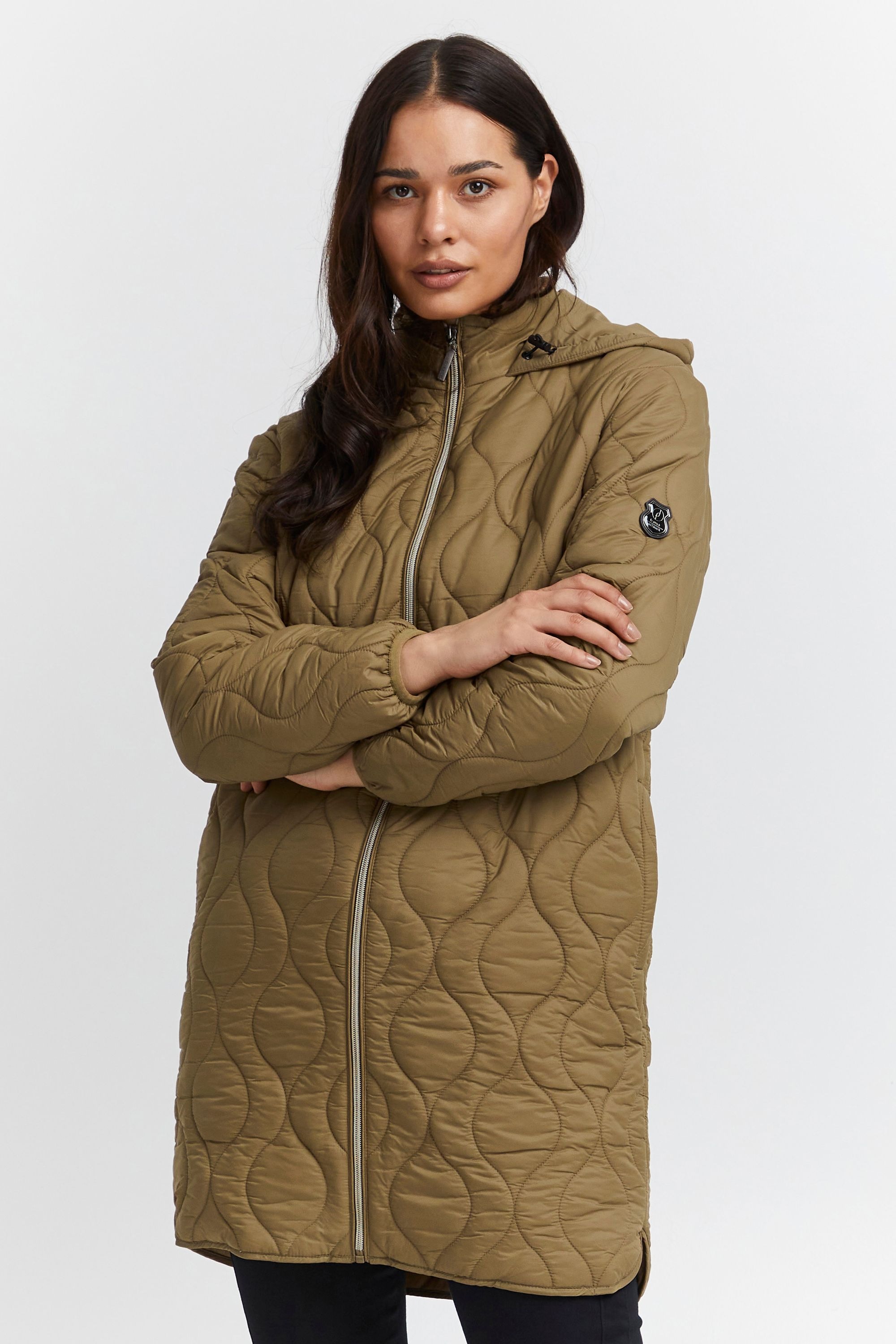 fransa Steppjacke »Steppjacke FRPadma«, mit Kapuze
