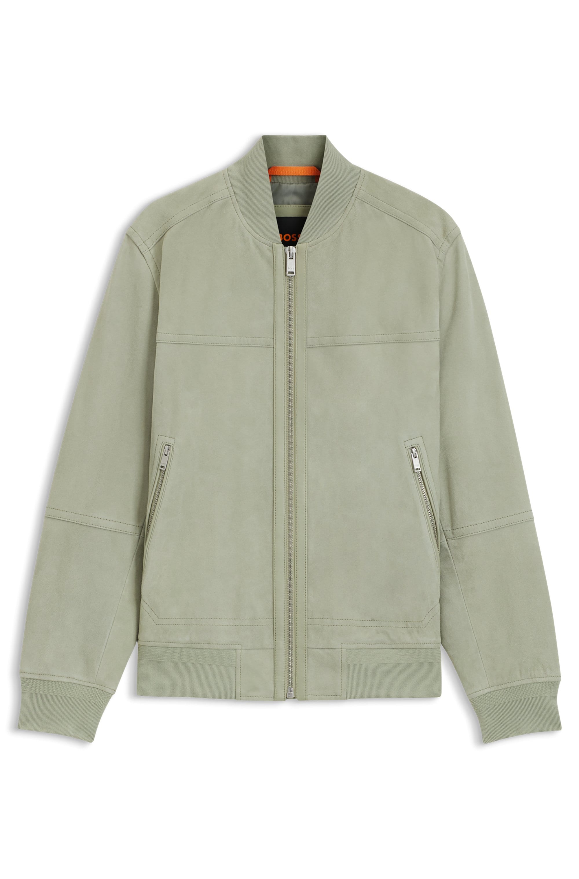 BOSS ORANGE Lederjacke »Johice«, aus weichem Ziegennappaleder