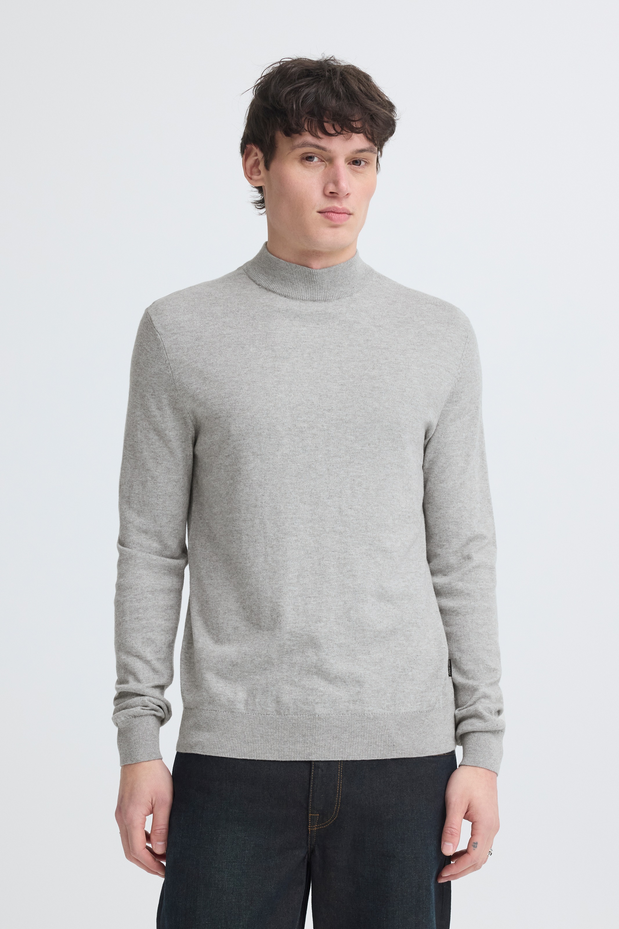 Blend Stehkragenpullover »BHBAGGE HIGH NECK KNIT« Baumwollmischung, regular fit