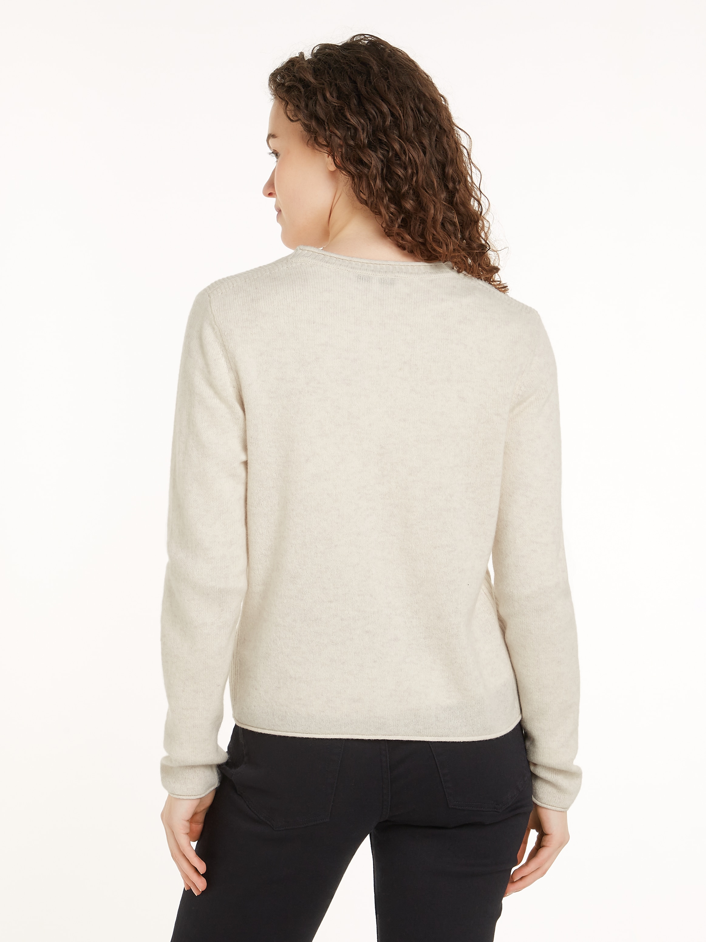 Tommy Hilfiger Strickjacke »SOFT WOOL V-NK CARDIGAN«, mit V-Ausschnitt, 100% Wolle