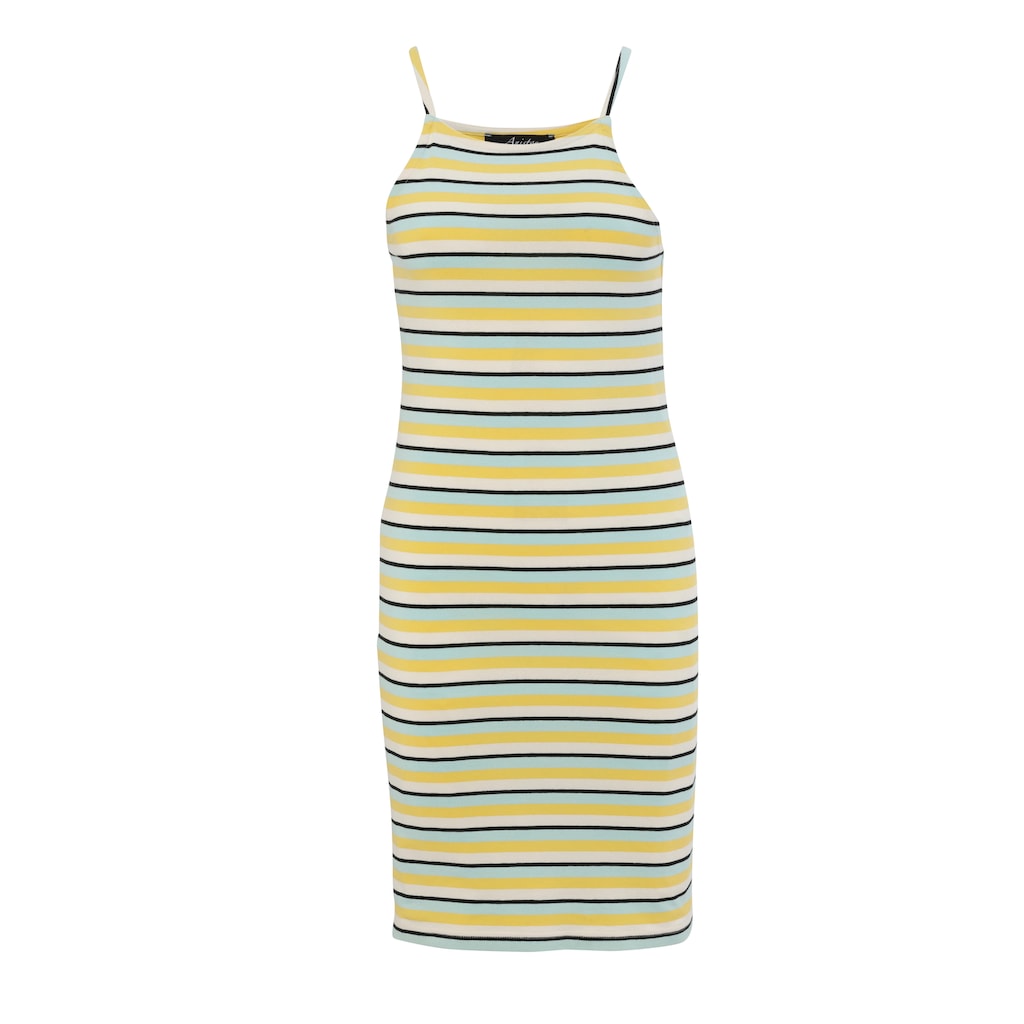 Aniston CASUAL Sommerkleid, Marine-Look oder bunt gestreift - du hast die Wahl